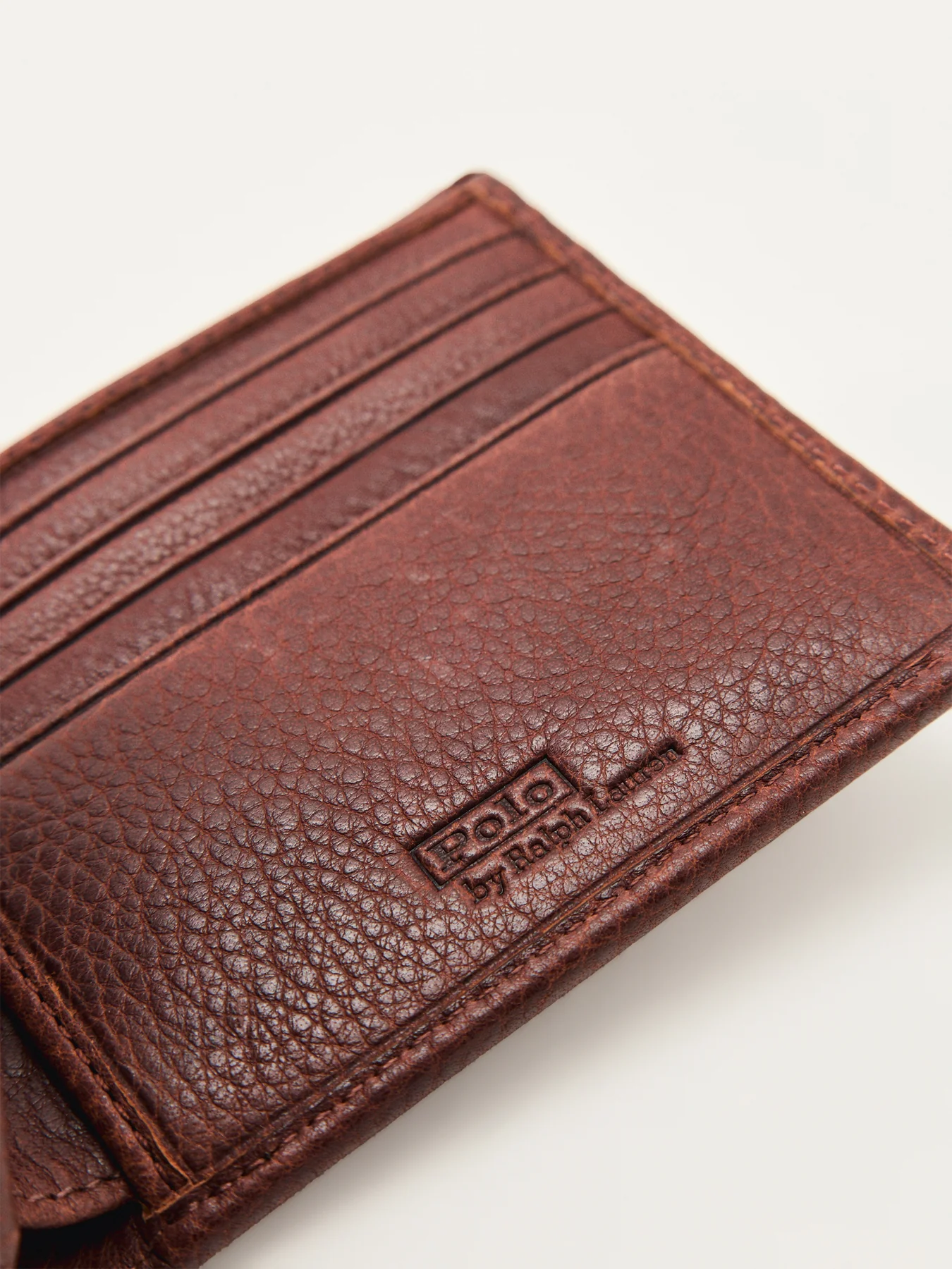 Leather Wallet Brown - Image 3