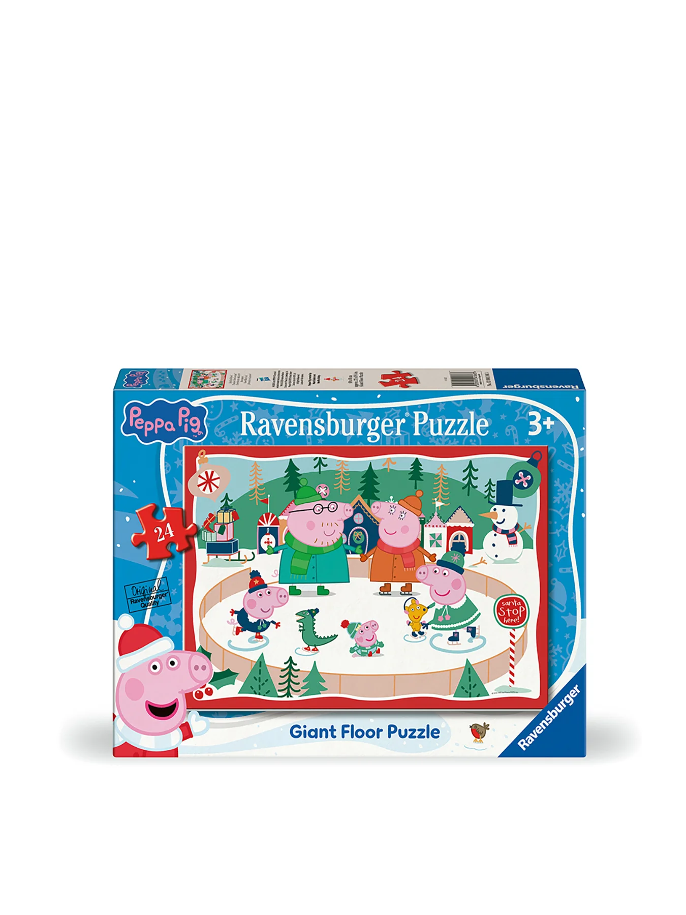 Peppa Pig Christmas Giant Floor Puzzle 24pc - Image 3