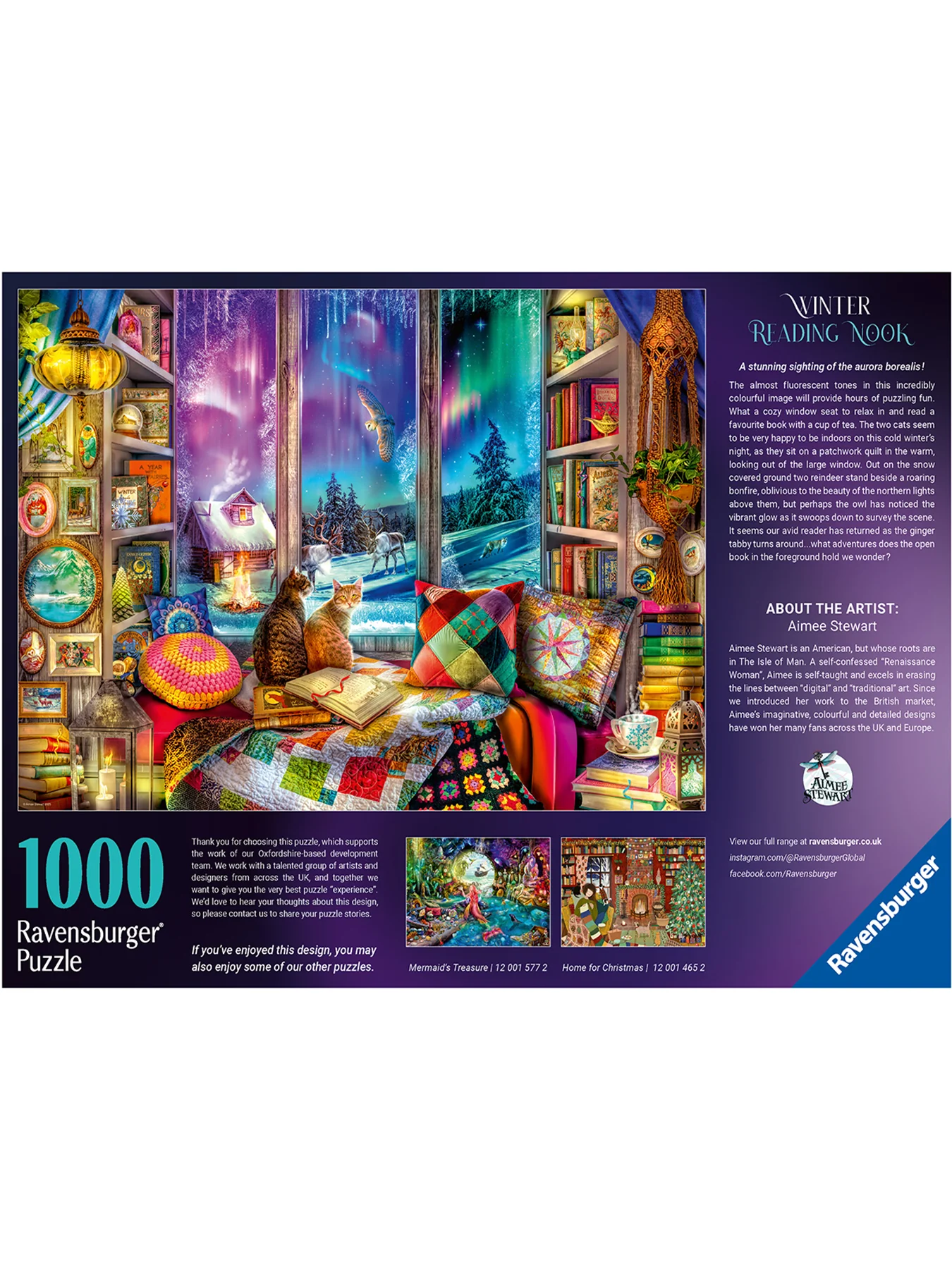Winter Reading Nook 1000pc - Image 3