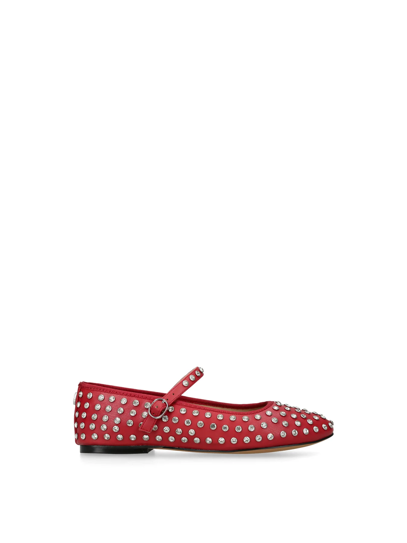 Vinetta Ballerina Flats Red - Image 4