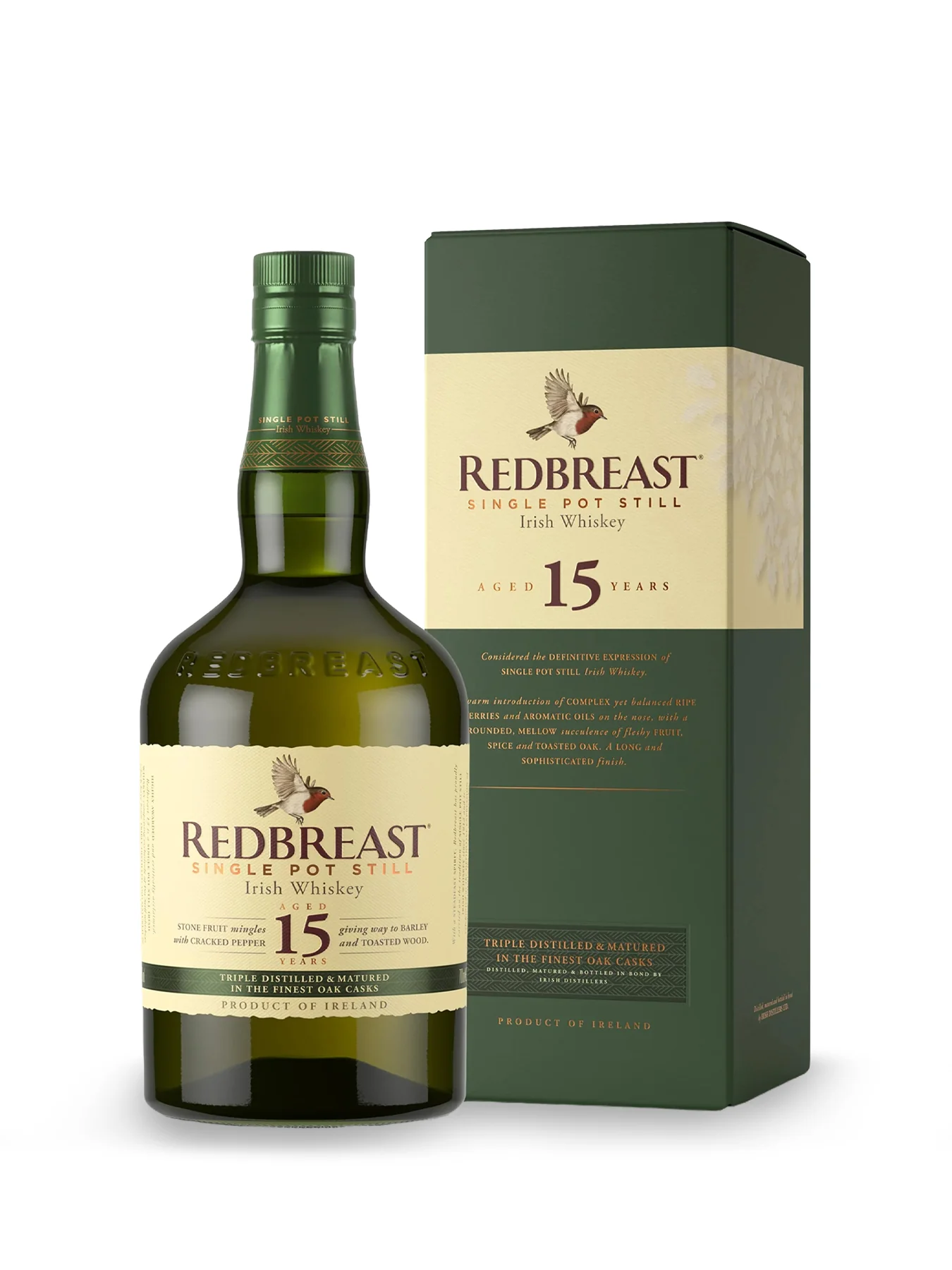 Redbreast 15 Year Old Irish Single Pot Still Whiskey