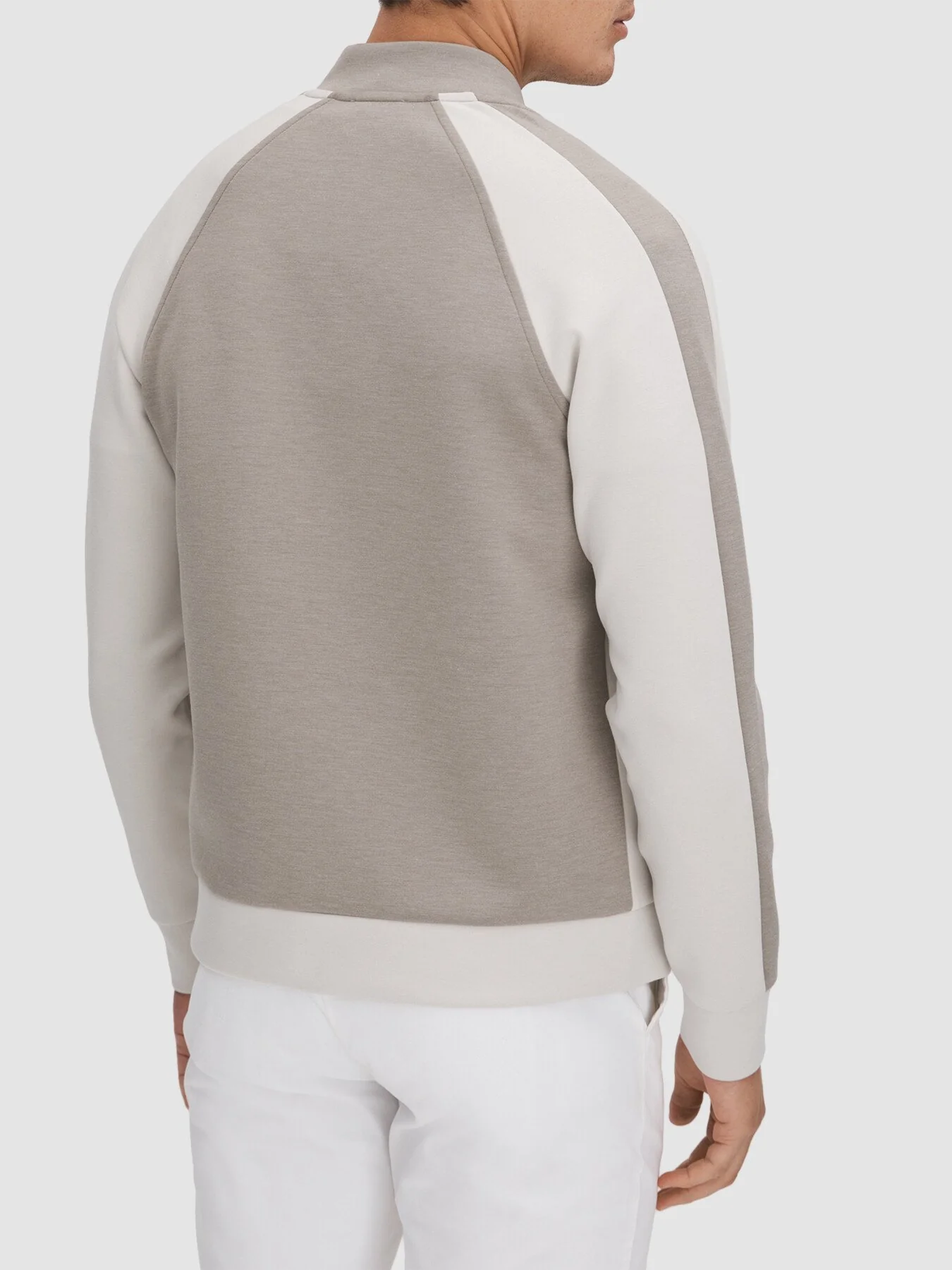 Pelham Colourblock Jersey Bomber Jacket - Image 2