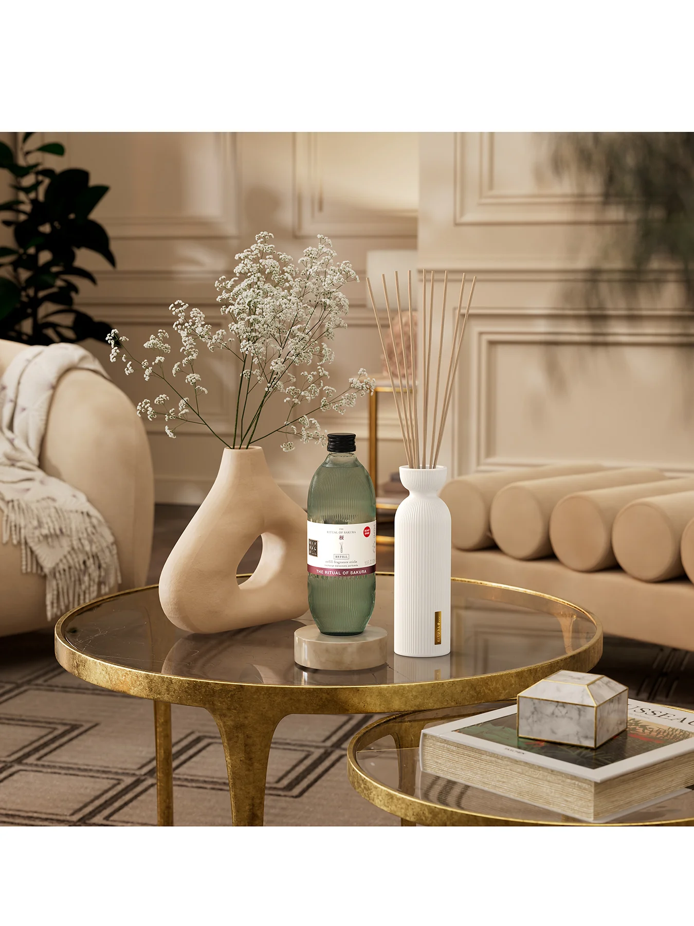 The Ritual of Sakura Refill Fragrance Sticks 500ml - Image 2