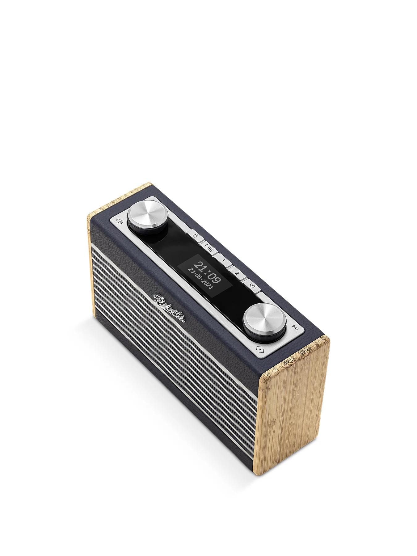 ROBERTS Rambler Uno Portable DAB+/FM Retro Bluetooth Radio Navy Blue - Image 2
