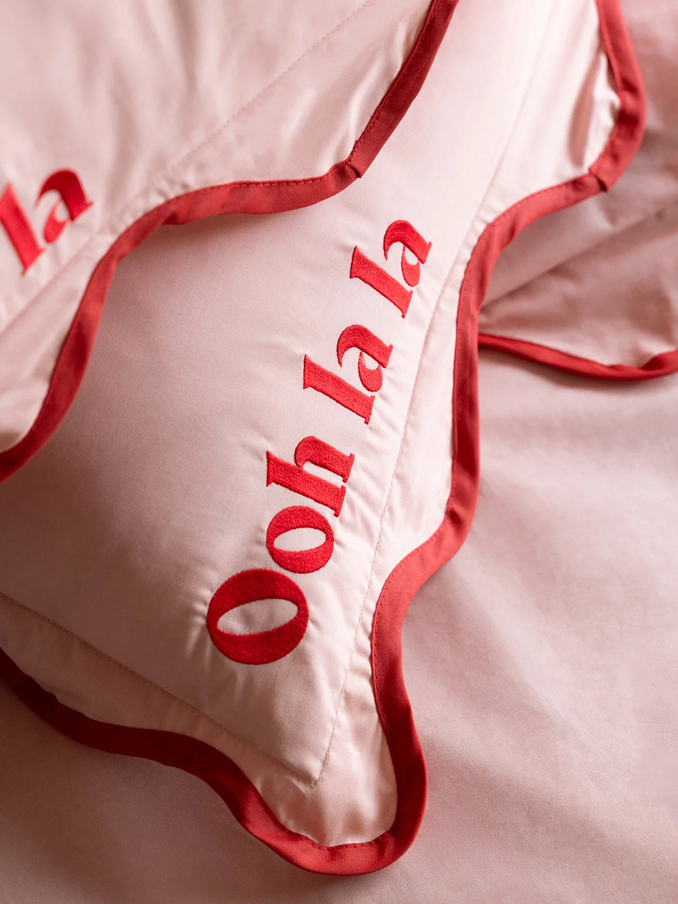 Ooh La La Double Duvet Set Pink - Image 3