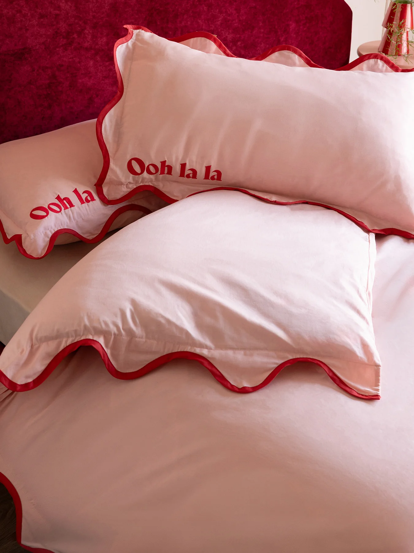 Ooh La La King Duvet Set Pink - Image 2