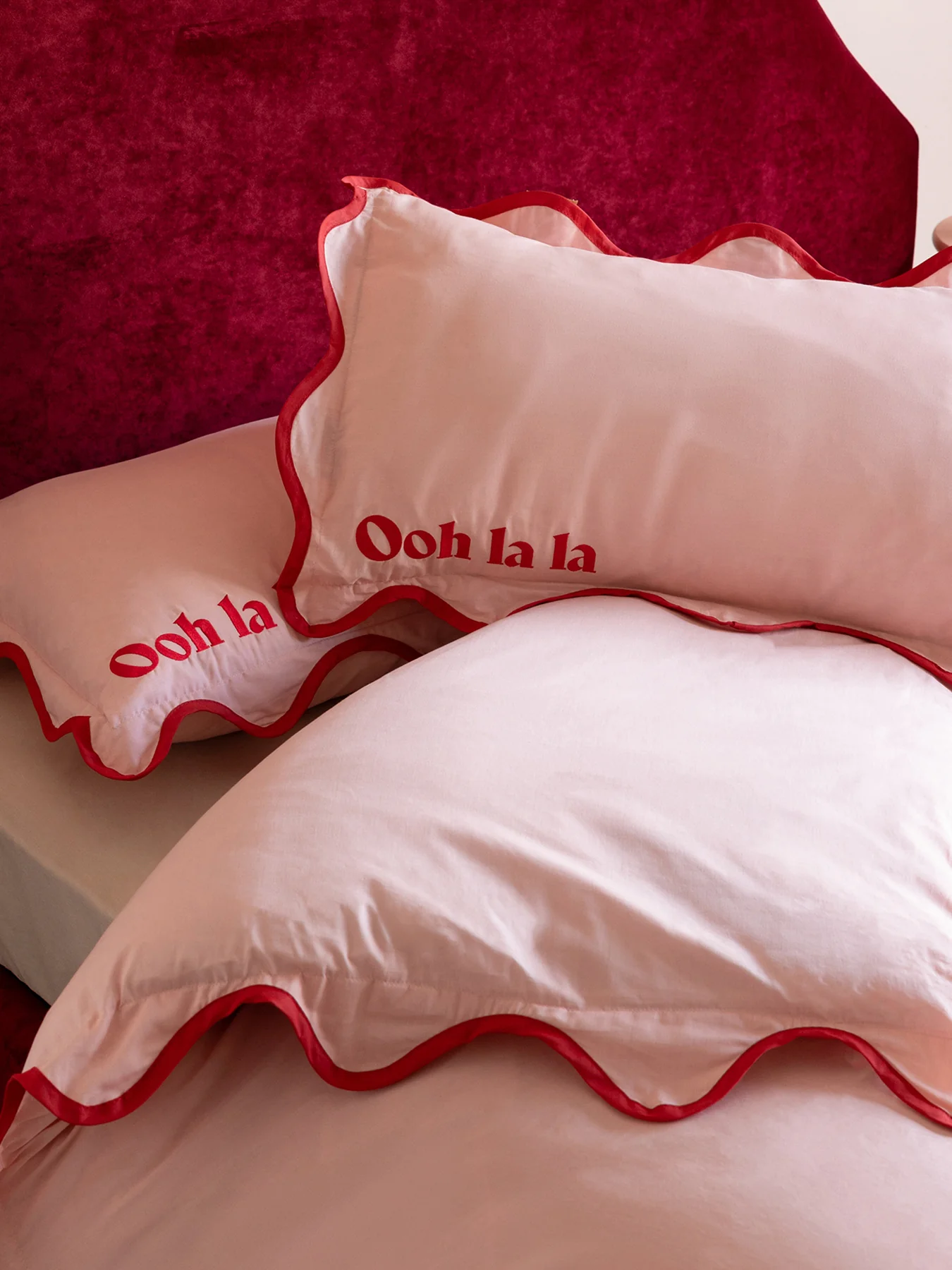 Ooh La La Super King Duvet Set Pink - Image 4