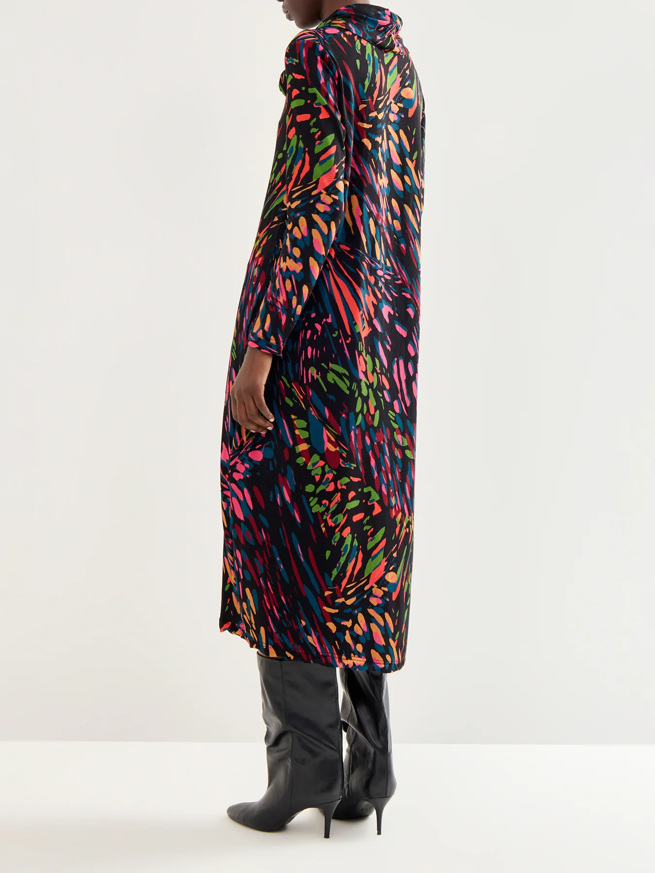 Bright Scattered Wings Dress Multi - Image 5