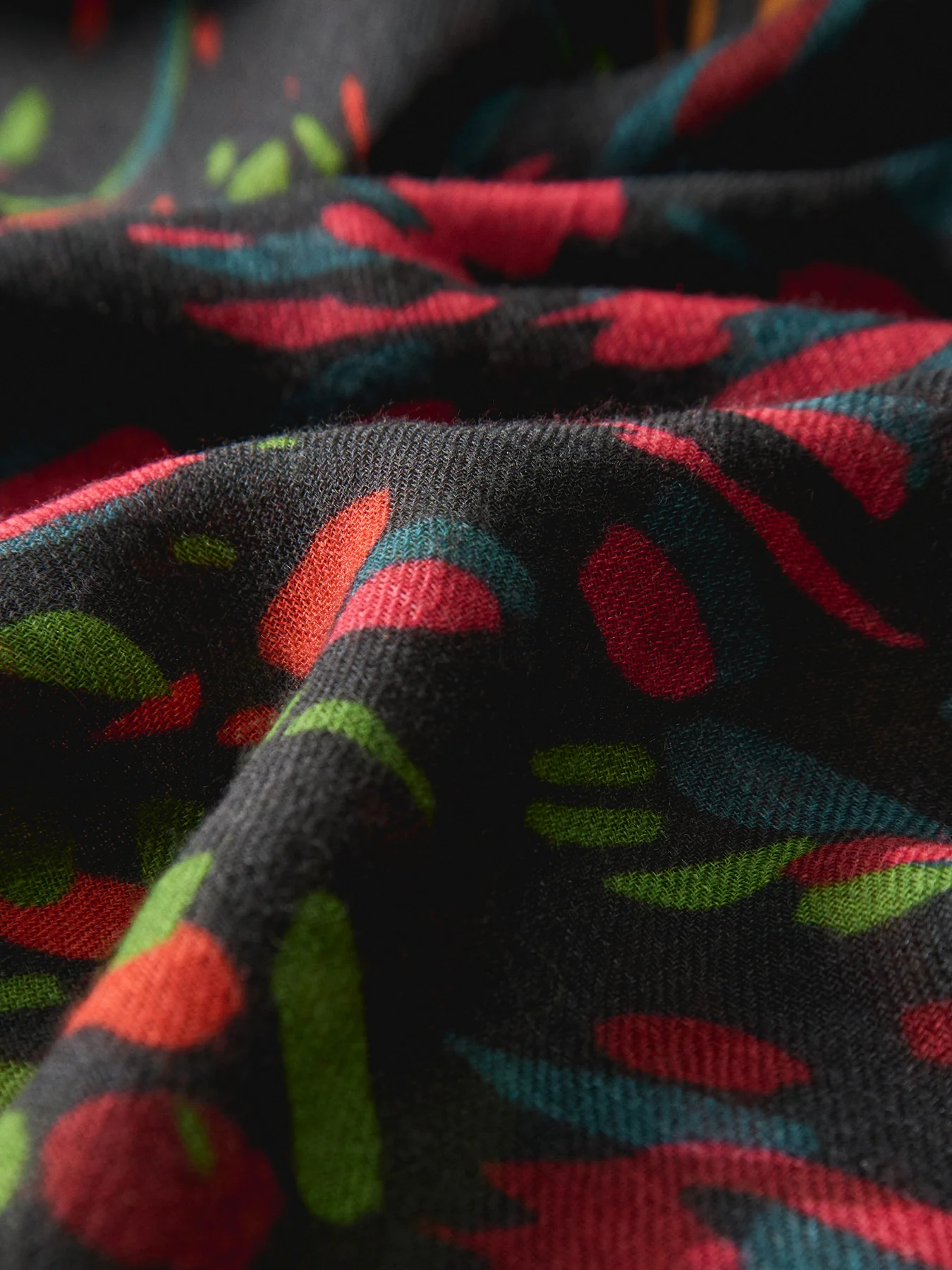 Bright Scattered Wings Print Scarf Multi - Image 3