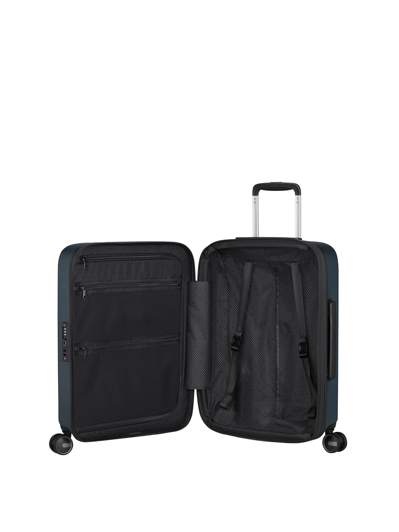 Fyrm Cabin Expandable Spinner Suitcase 55cm Blue - Image 3