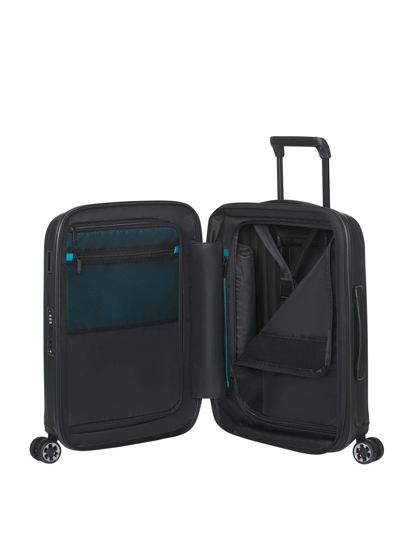Nexis Cabin Luggage Suitcase 55cm Black - Image 3