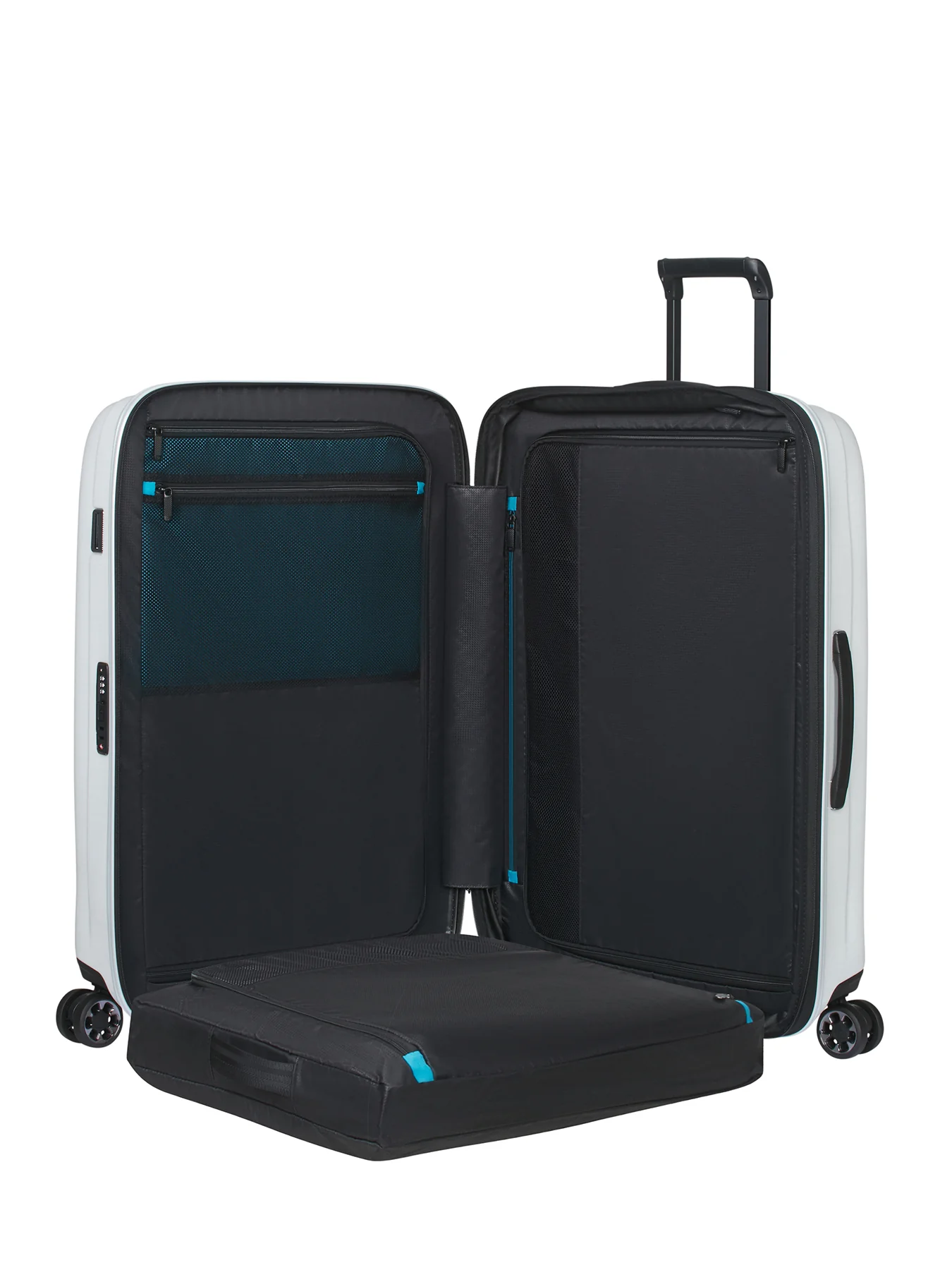 Nexis Large Suitcase White - Image 3