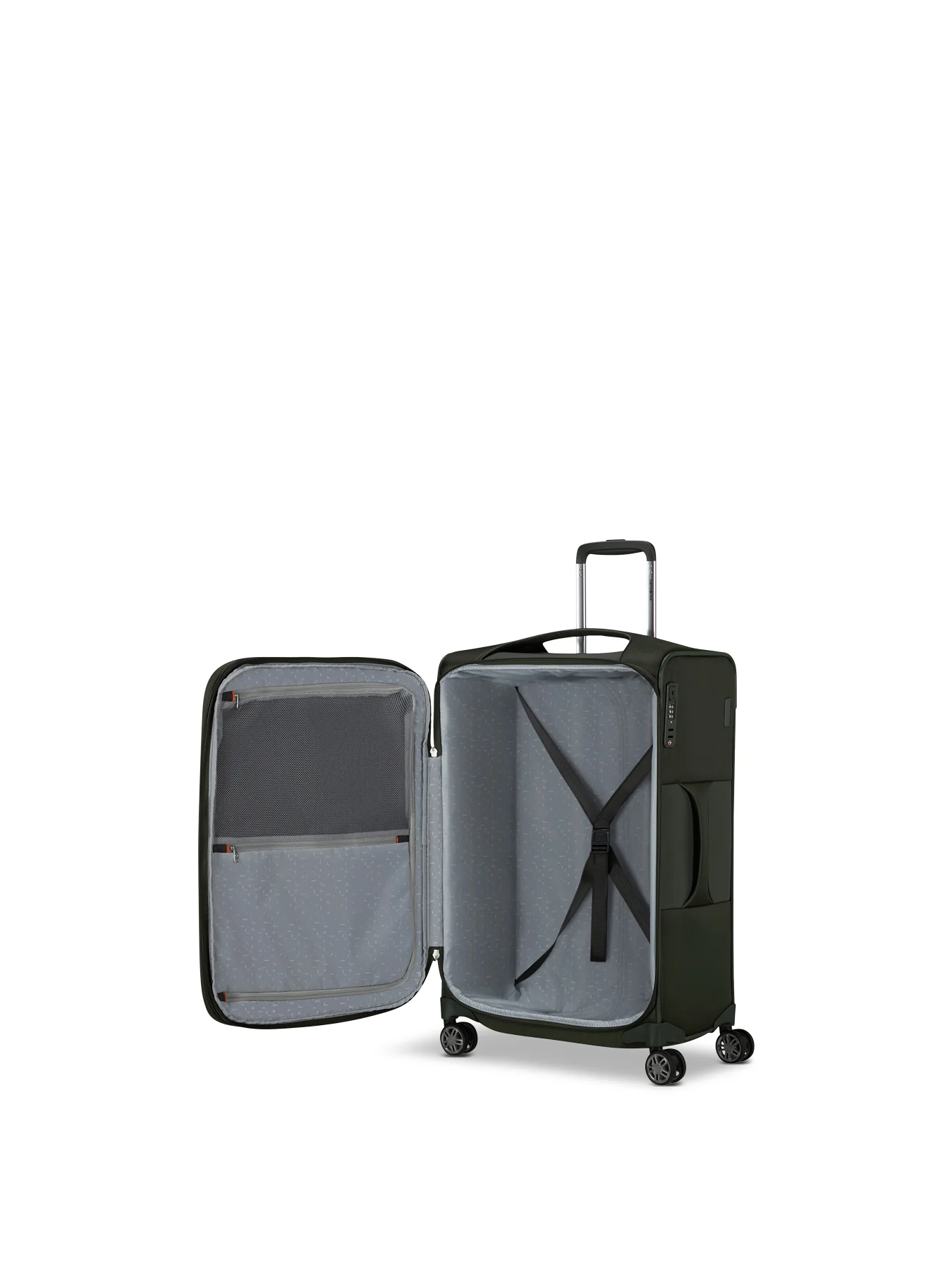 Re-Lite Medium Spinner Suitcase 67cm Green - Image 3
