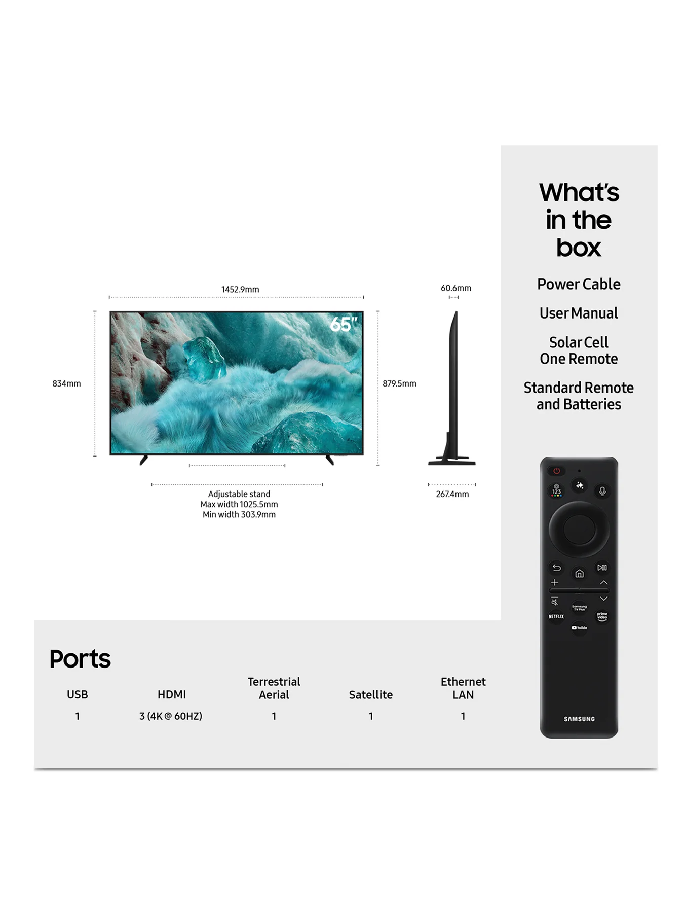 QE65Q7F 65 Inch QLED 4K Vision AI Smart TV (2025) - Image 4