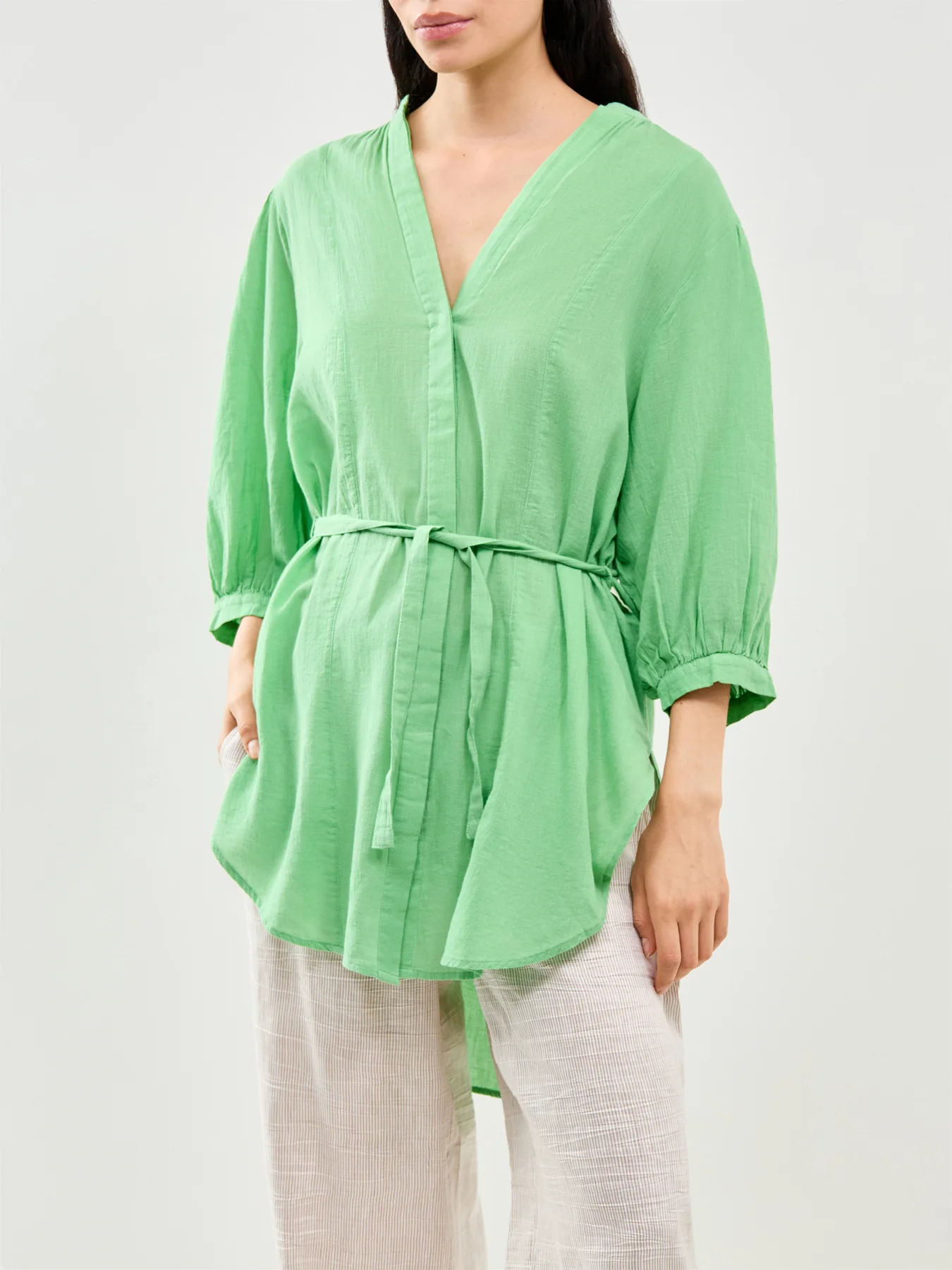 Boho Beach Shirt Green - Image 4