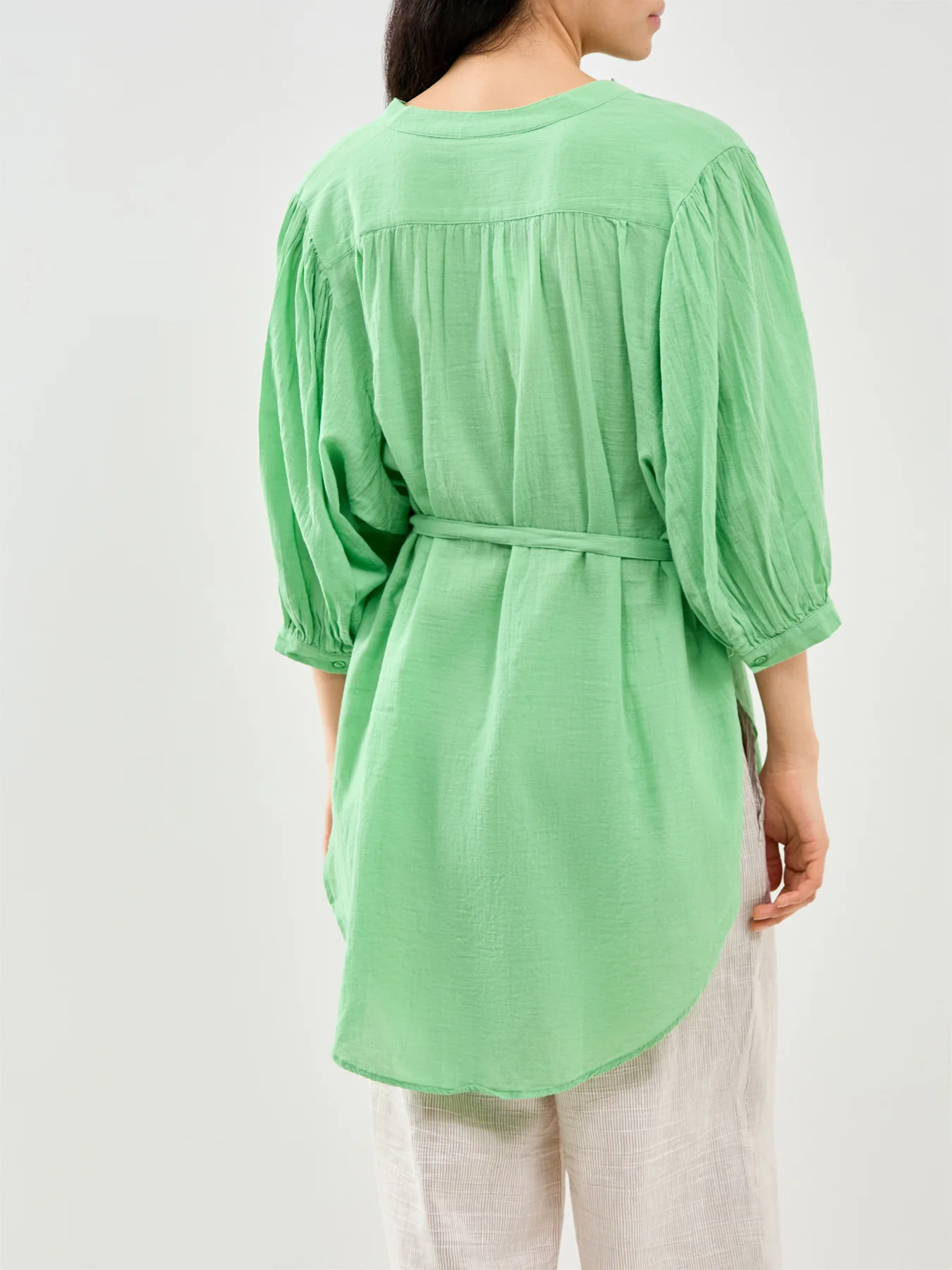 Boho Beach Shirt Green - Image 5