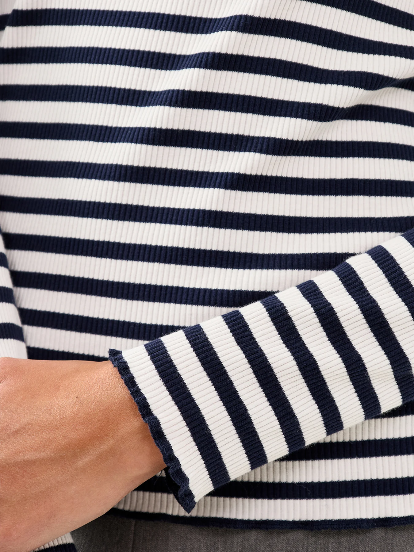 Anna Crew Neck Tee Stripe - Image 4