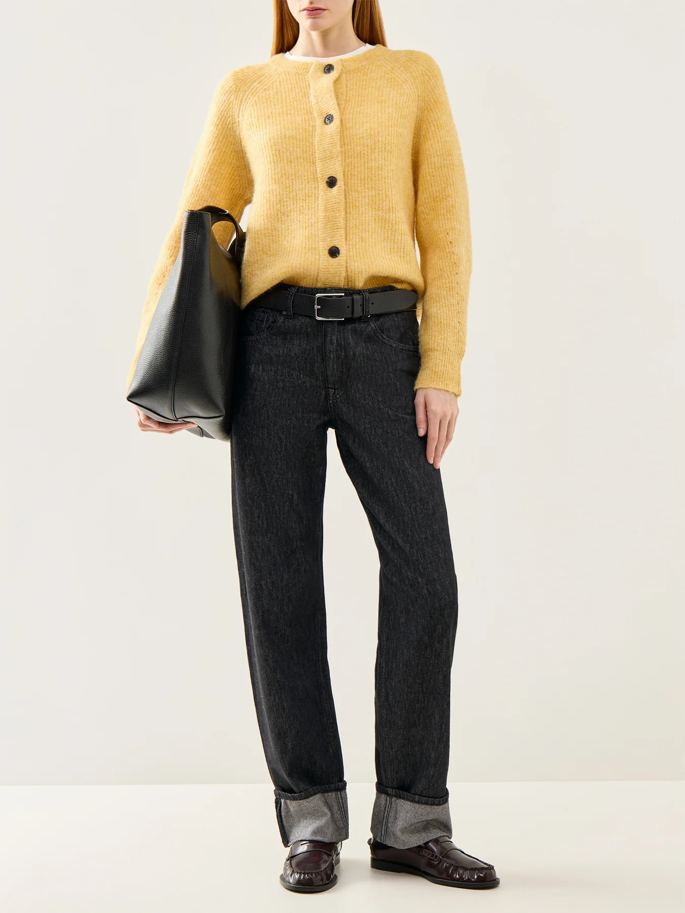 Lulu Long Sleeve Knit Short Cardigan Yellow - Image 2