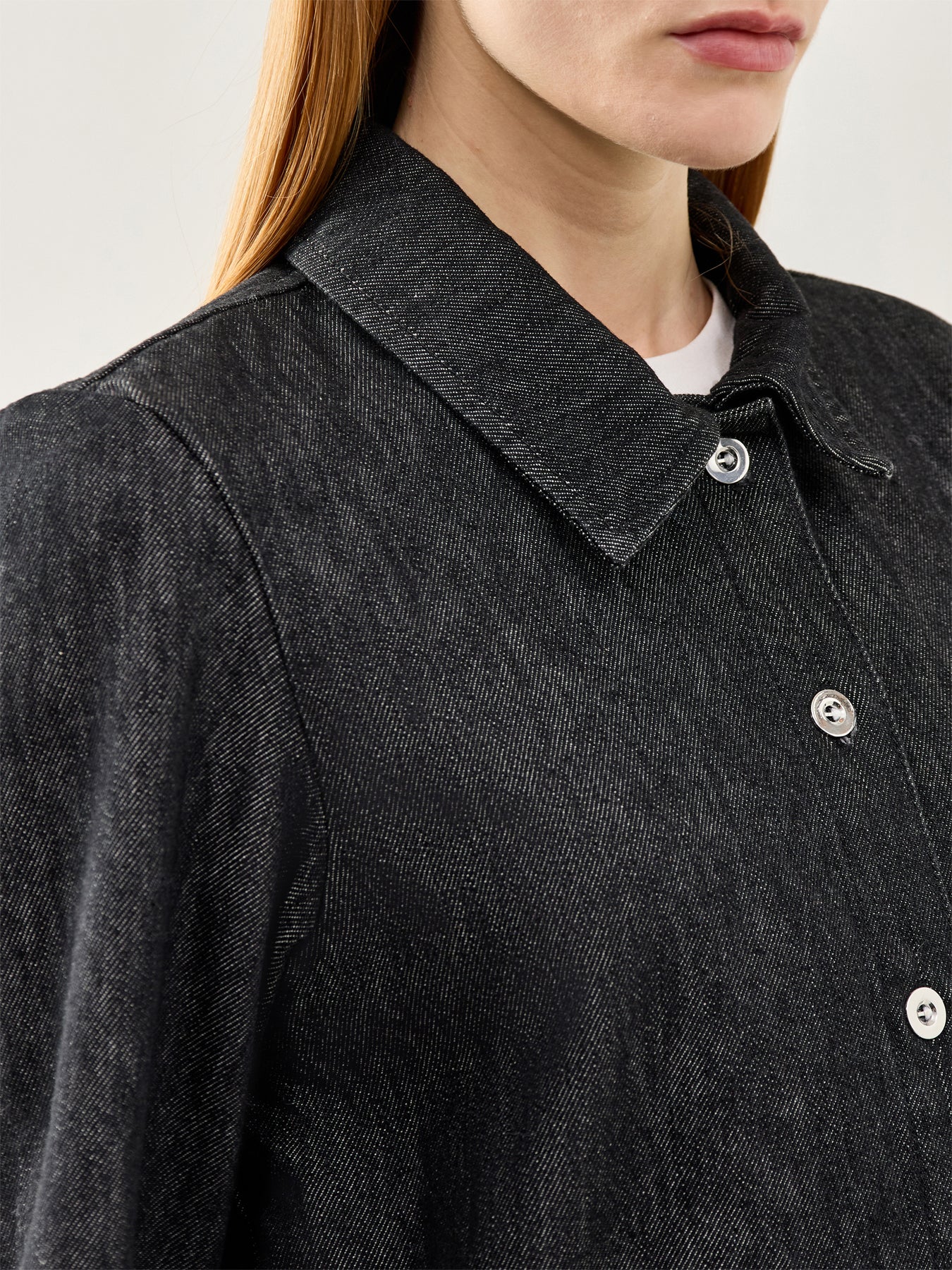 Lyra-Bora Denim Shirt Black Denim - Image 3