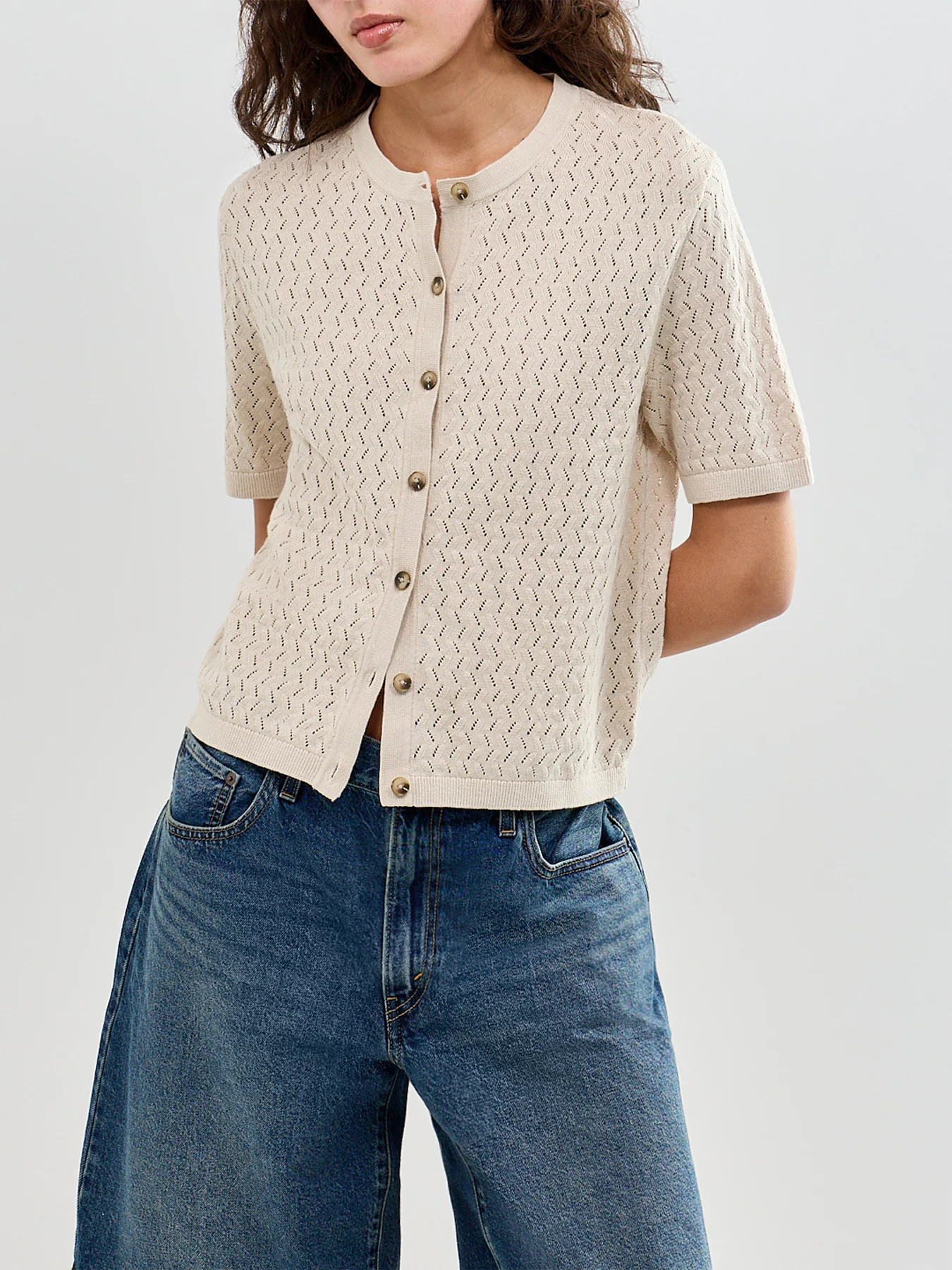 SLFMATTIS 2/4 LINEN BLEND CARDIGAN NOOS - Image 4