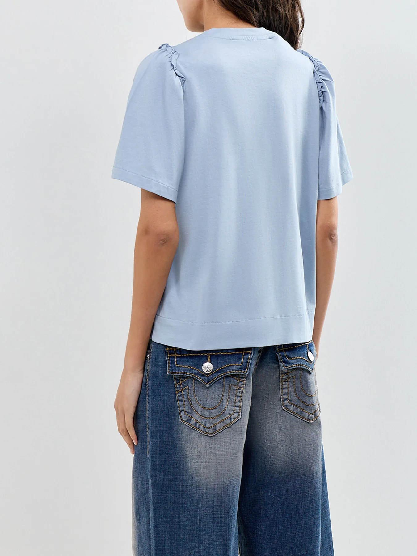 SLFPENELOPE 2/4 RUFFLE TEE NOOS - Image 5