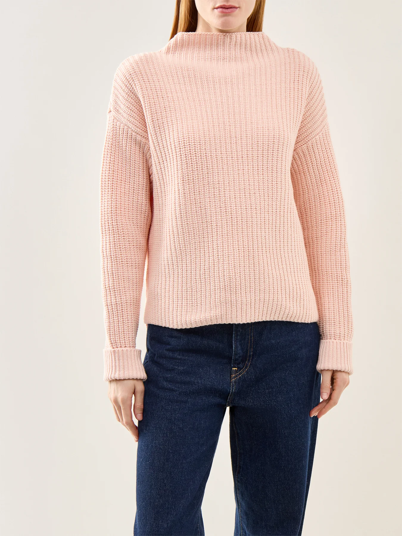 Selma Long Sleeve Knit Pullover Pink - Image 4