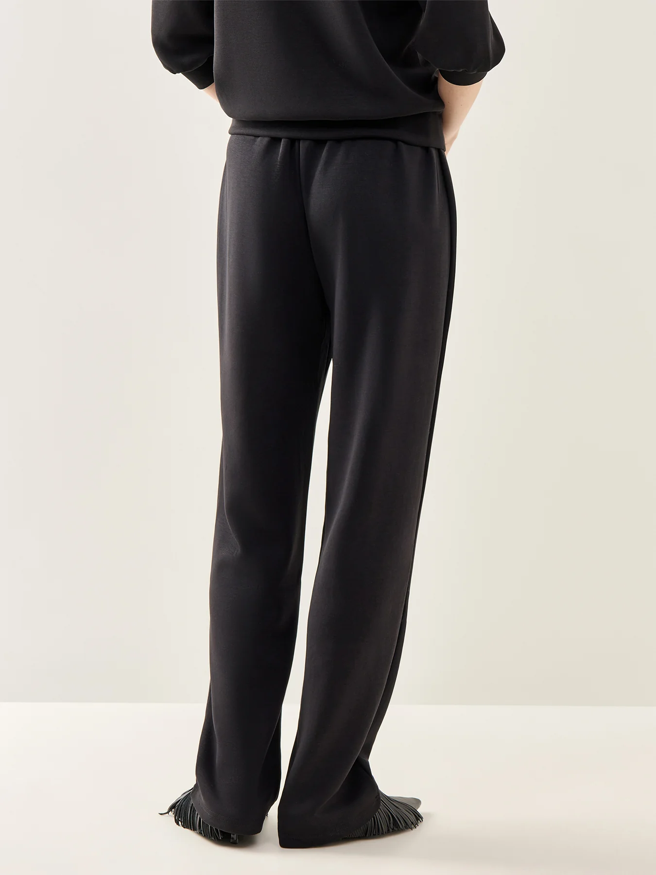 Tenny High-Waist Trousers Black - Image 5