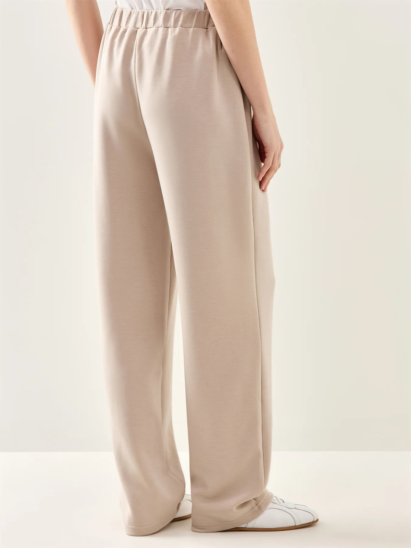 Tenny High-Waist Trousers Cream - Image 5