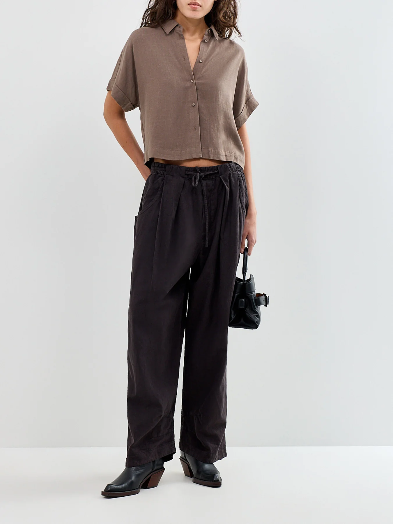 SLFVIVA SS CROPPED SUN SHIRT NOOS - Image 2