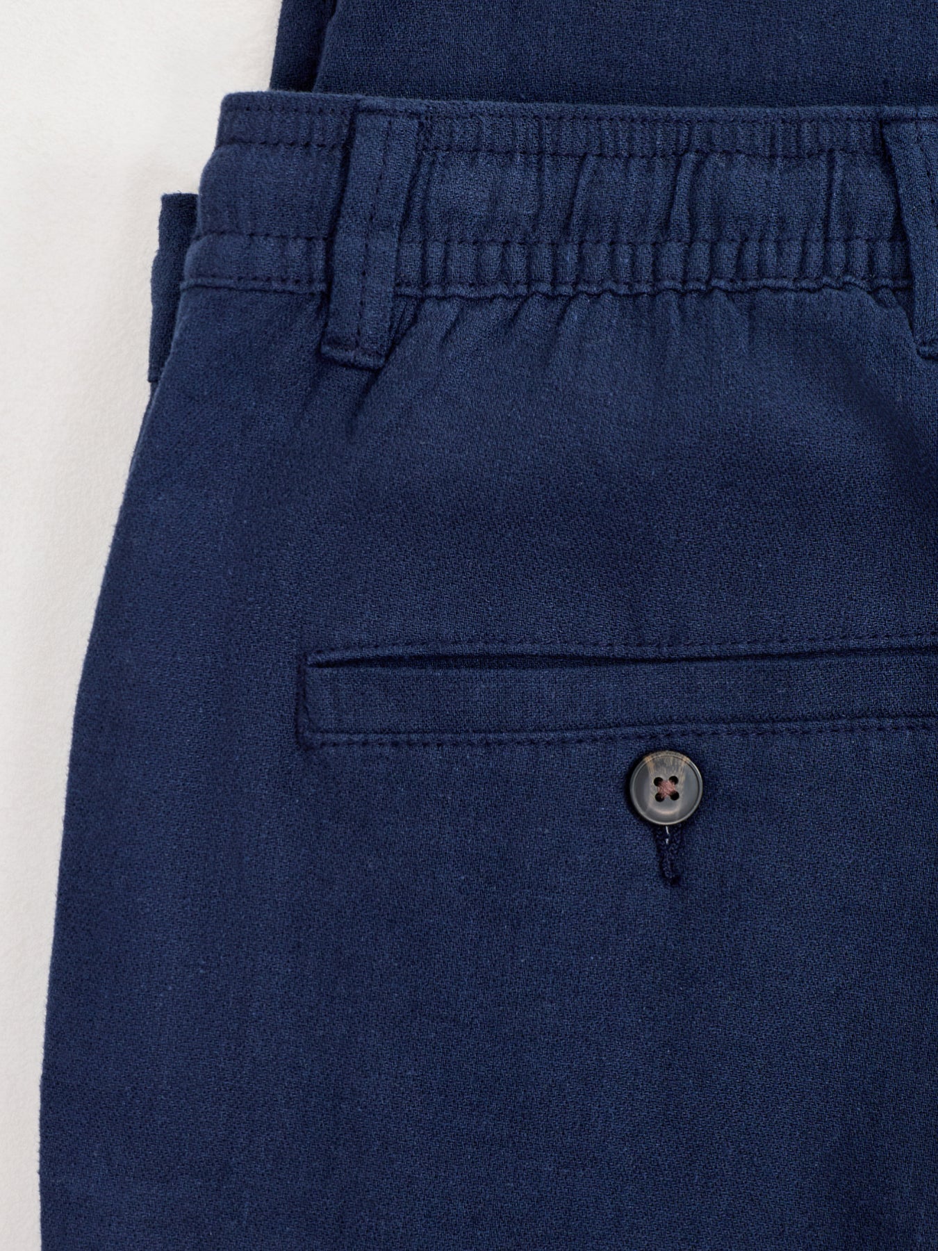 Slim Tape Brody Linen Blend Trousers Navy - Image 3