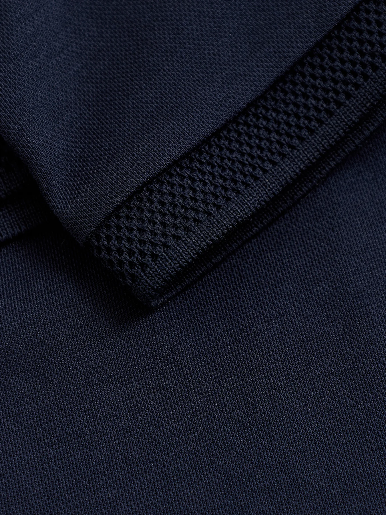 Slhfave Button Short Sleeve Polo Blue - Image 3