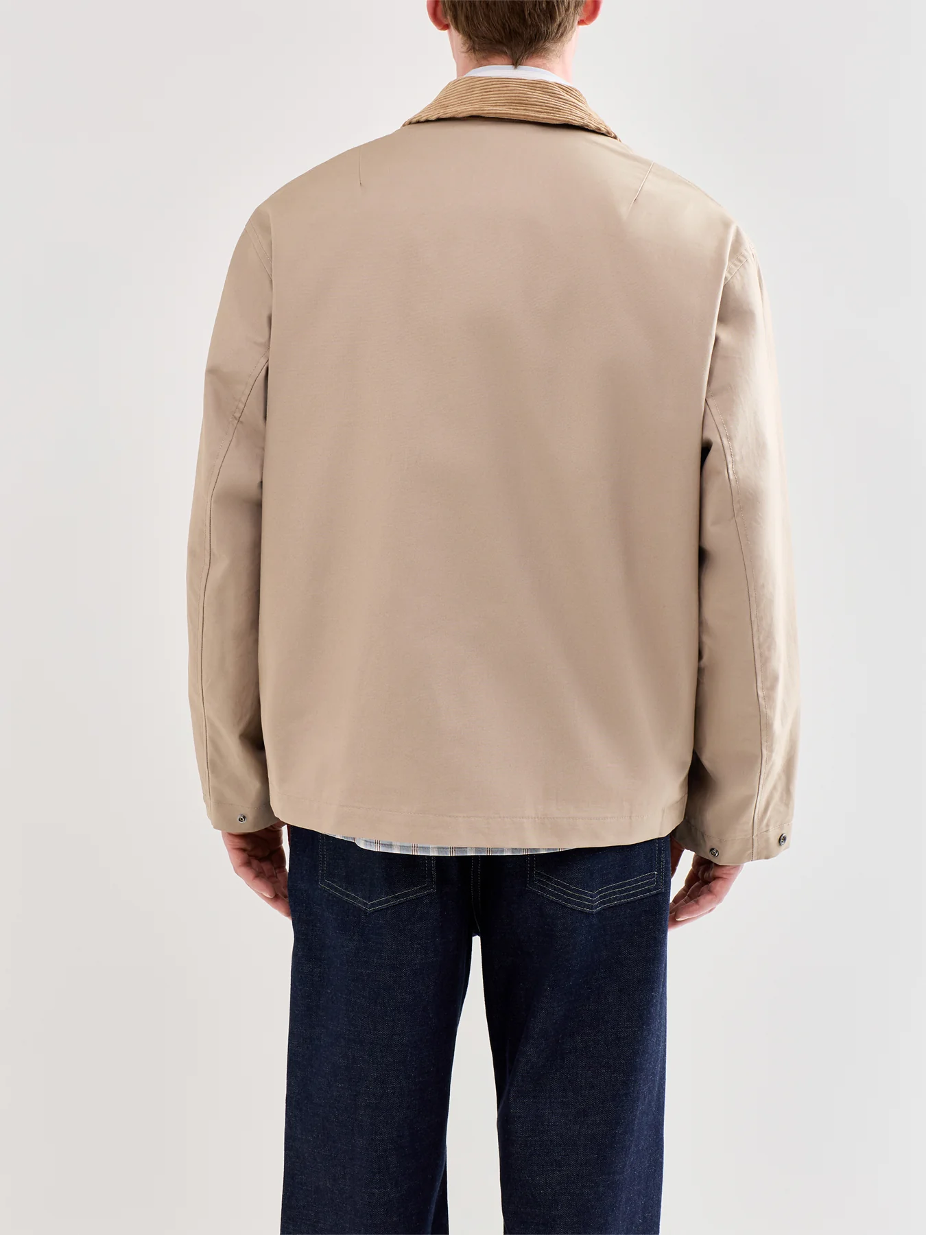 Kyle Organic Cotton Field Jacket Beige - Image 5