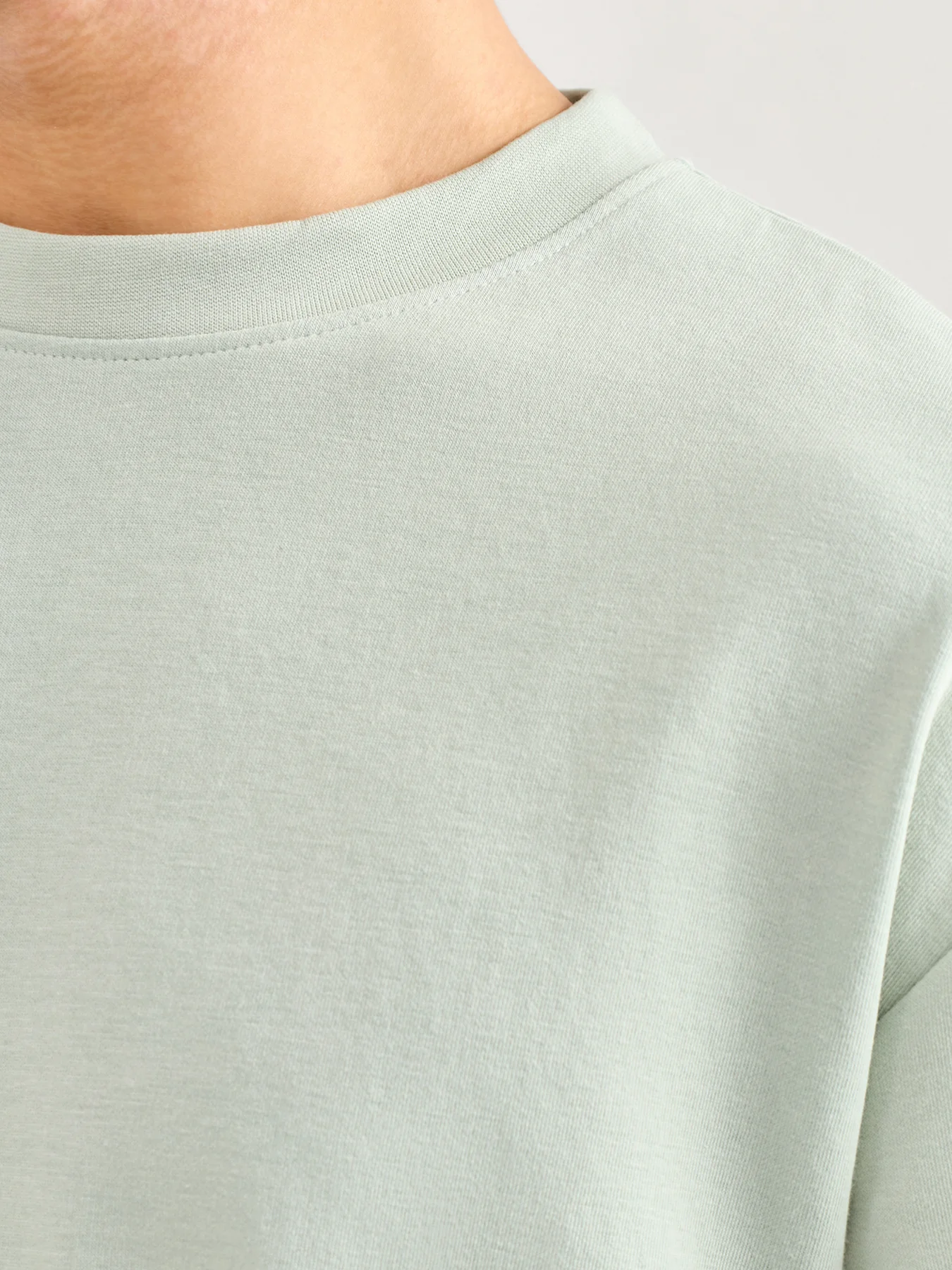 Slhlooseoscar Short Sleeve O-Neck Tee Grey - Image 3