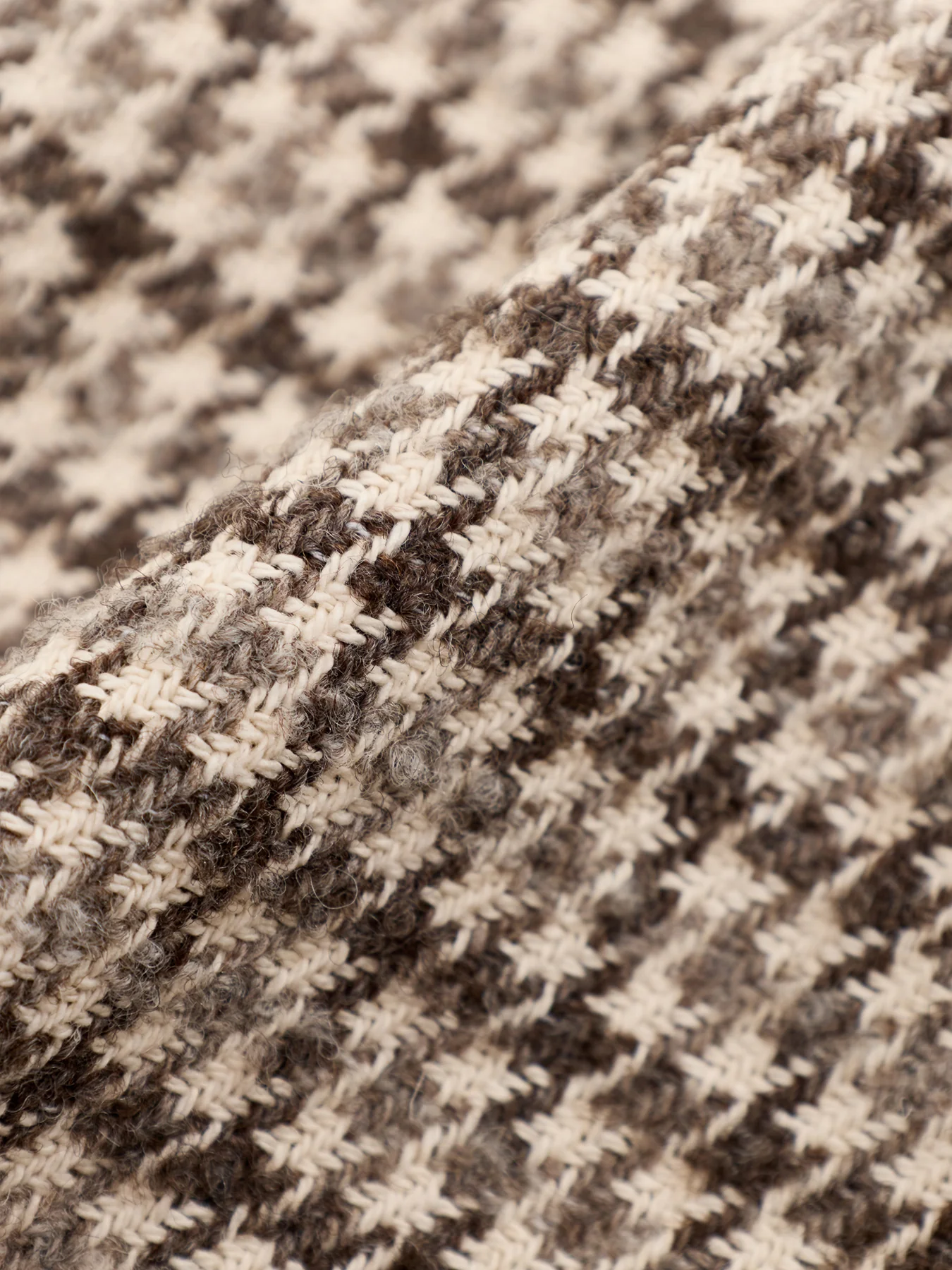 Wool Blend Undyed Overshirt Multi - Image 3
