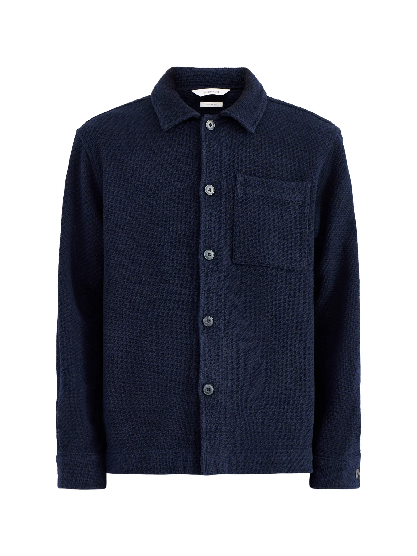 Structured Overshirt Navy