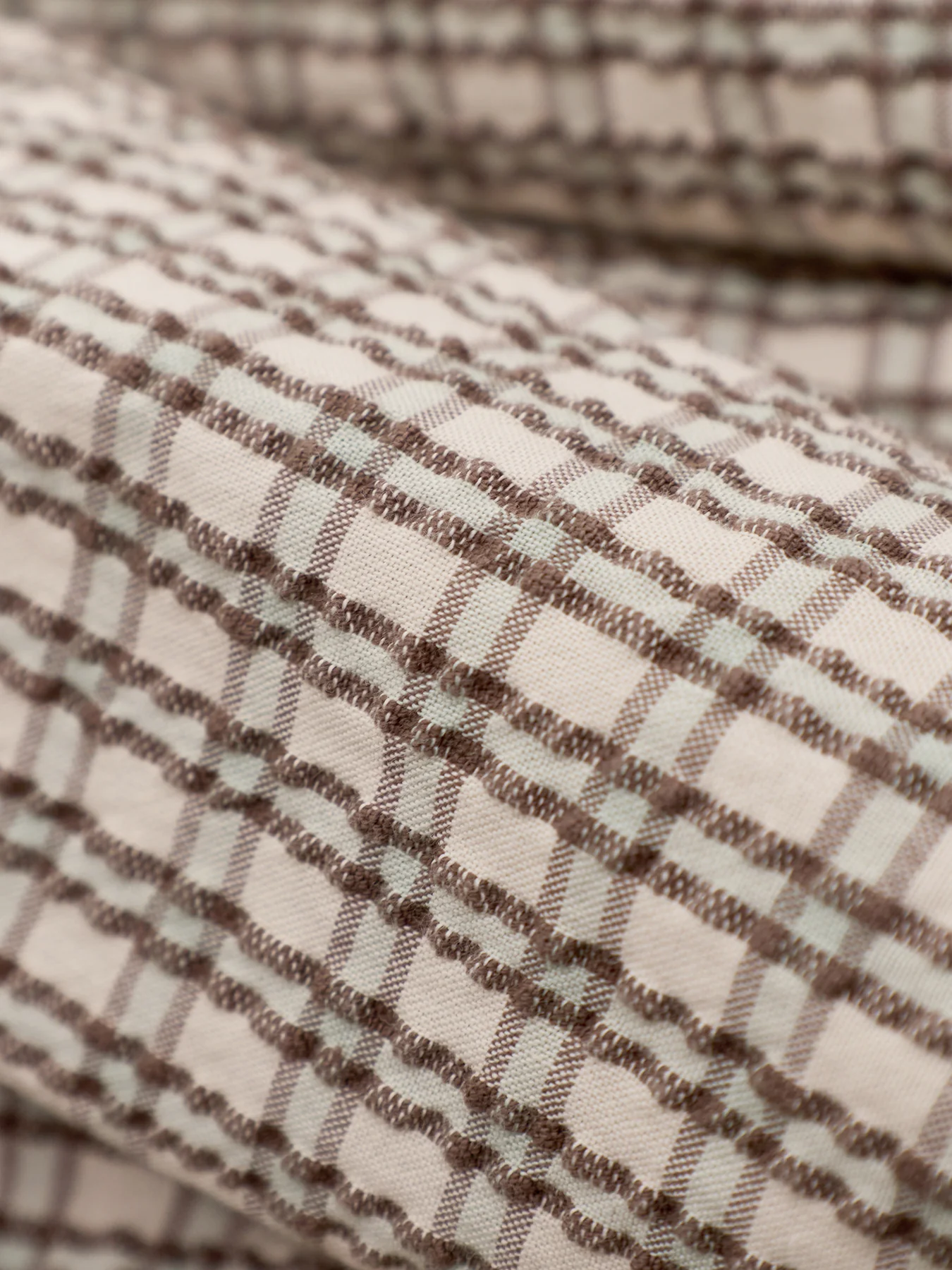 Freddie Seersucker Check Shirt Check - Image 3