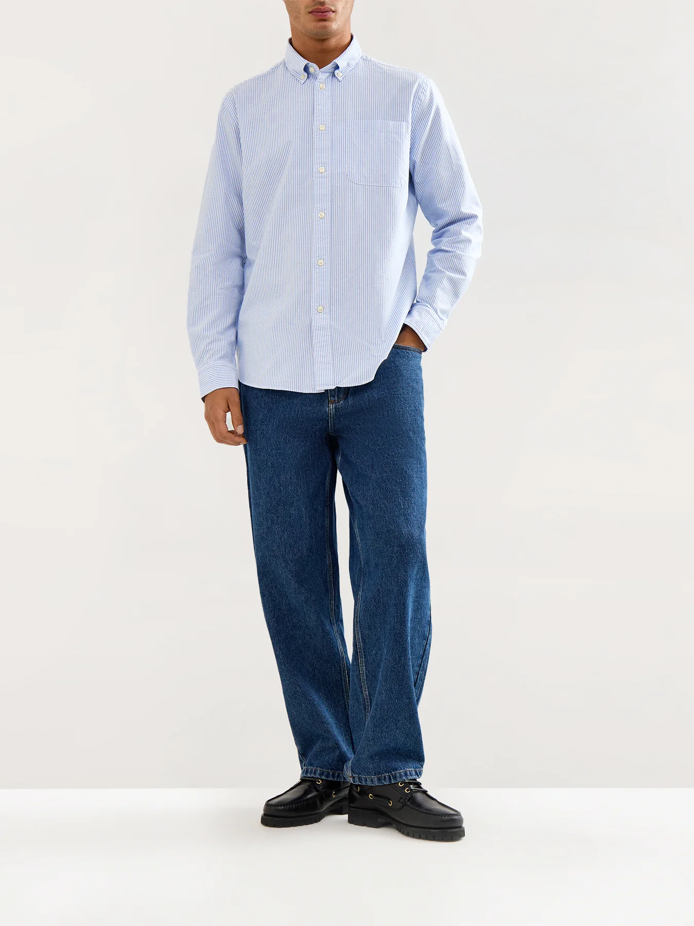 Oxford Shirt Sky Stripe - Image 2