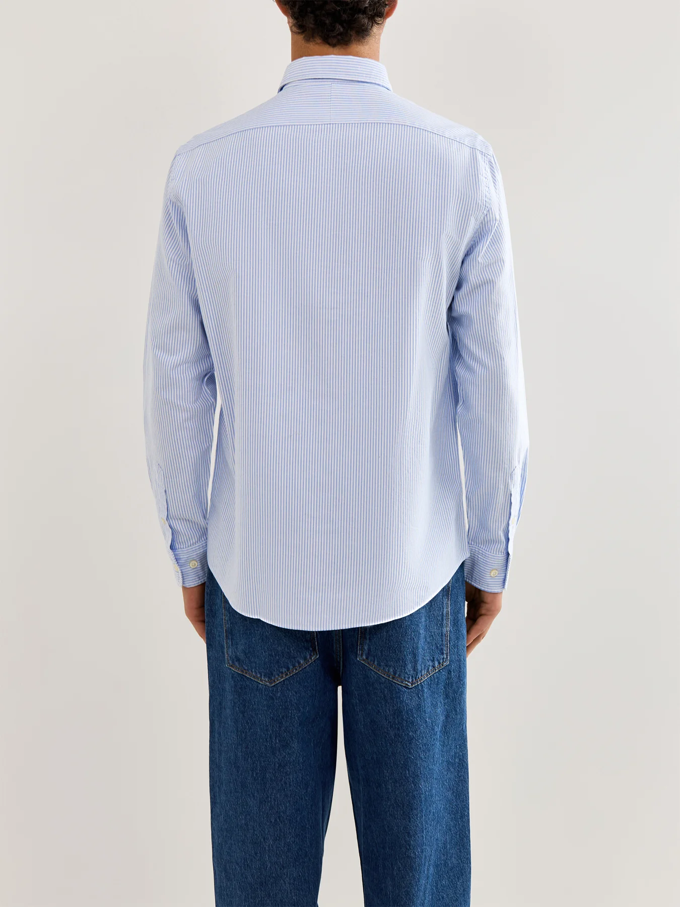 Oxford Shirt Sky Stripe - Image 5