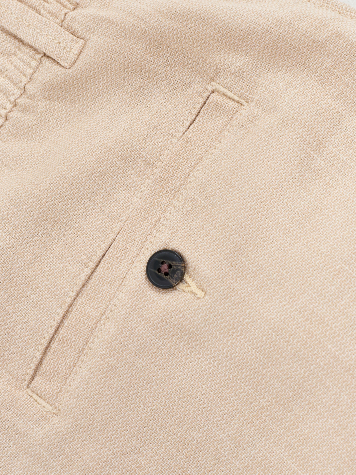 Brody Linen Blend Shorts Beige - Image 3