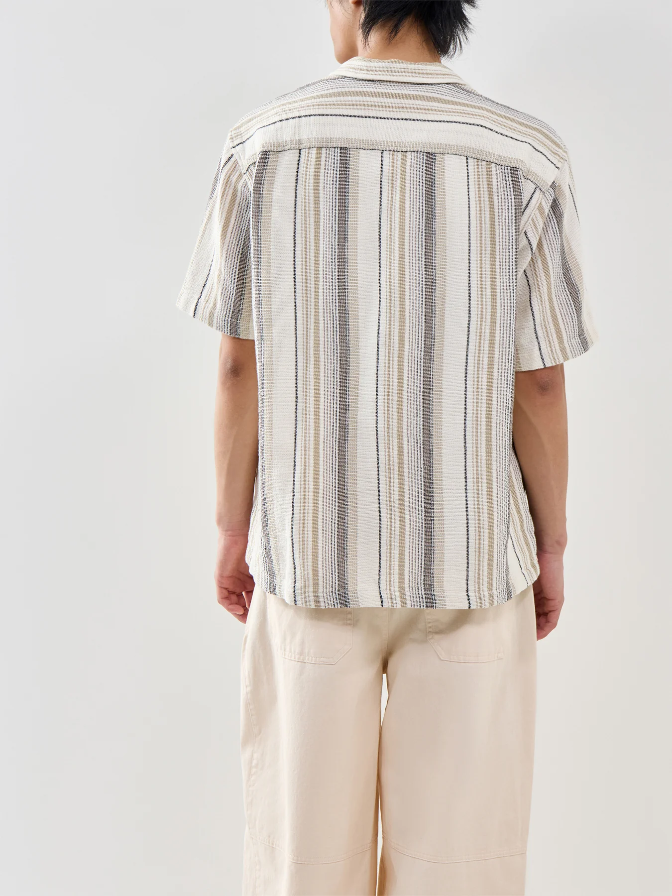 Relaxed Resort Short Sleeve Shirt Striped - Image 5