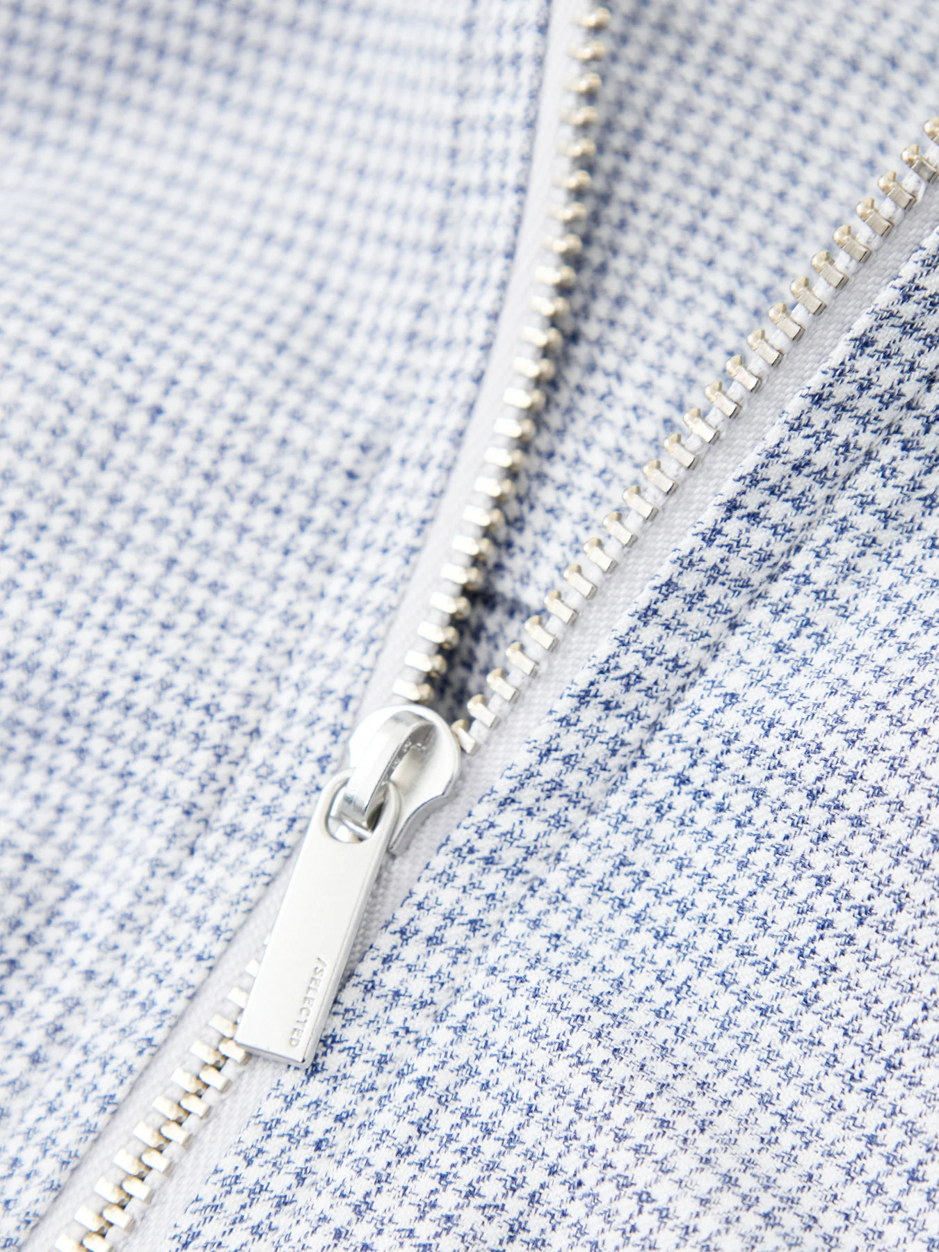 Zip Overshirt Blue - Image 3