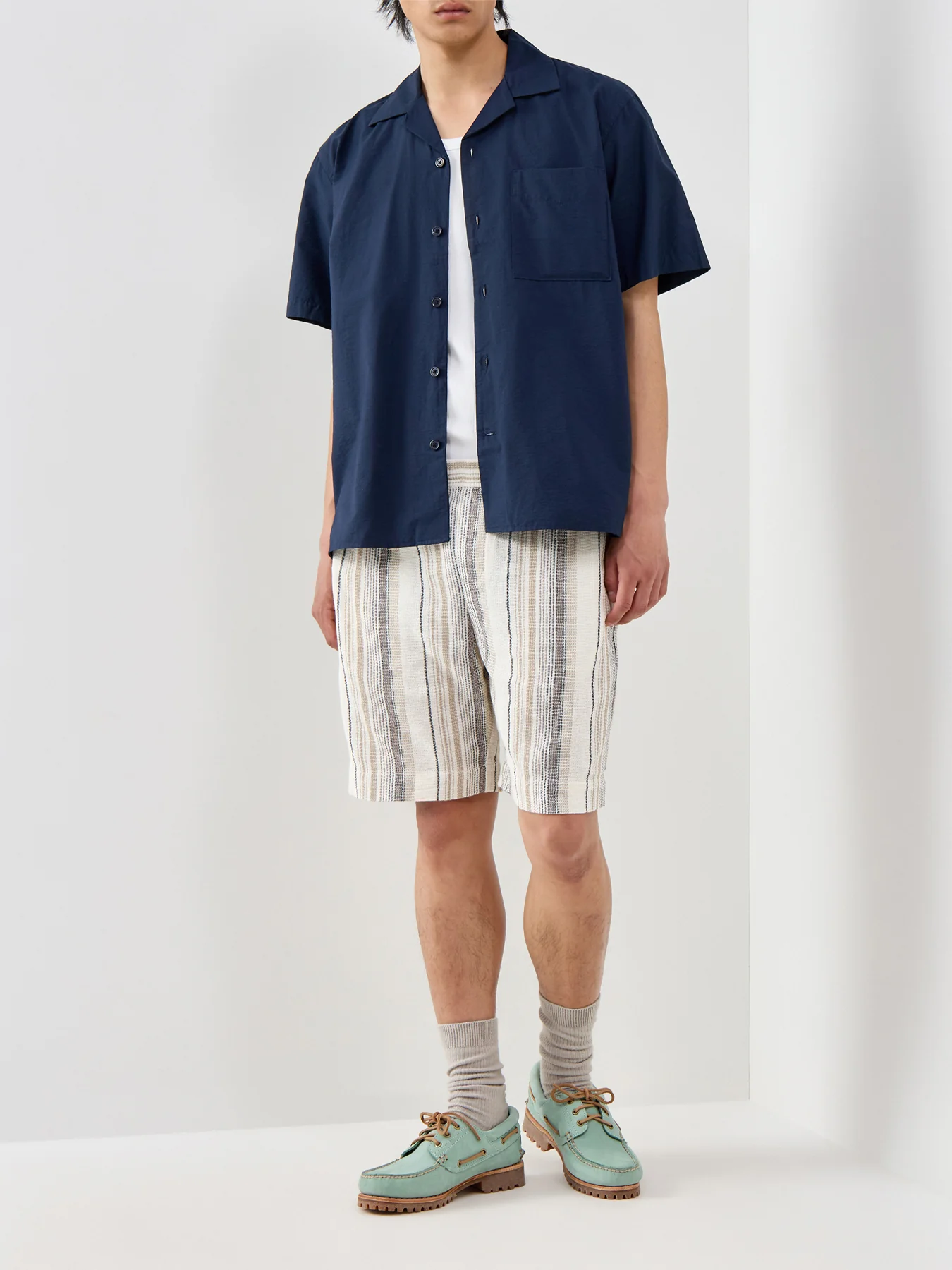 Slhrlxotis Light Cotton Blend Ss Shirt - Image 2