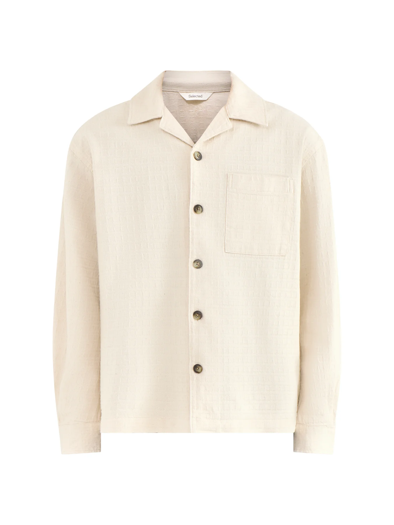Undyed Overshirt Cream