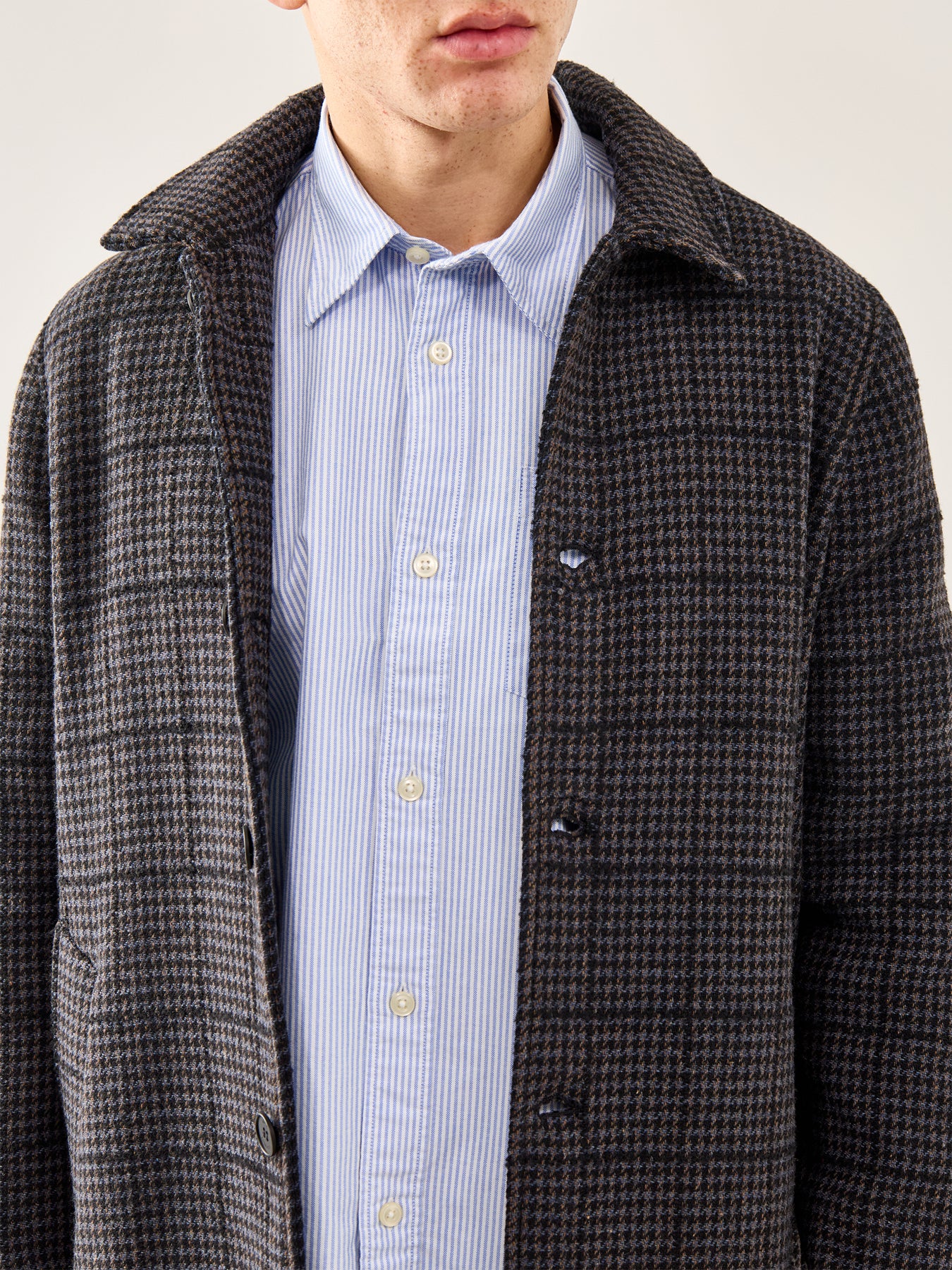 Sander Relaxed Oxford Shirt Blue Stripe - Image 3