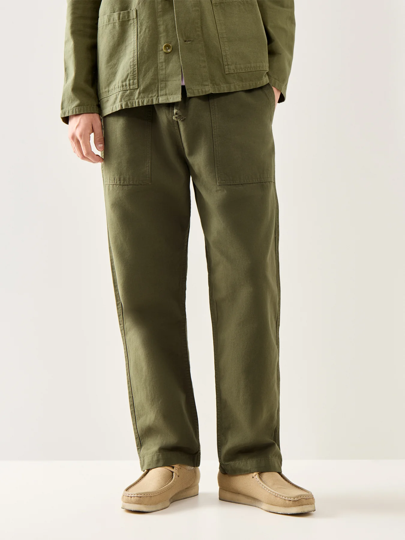 Classic Chef Pants Olive - Image 4