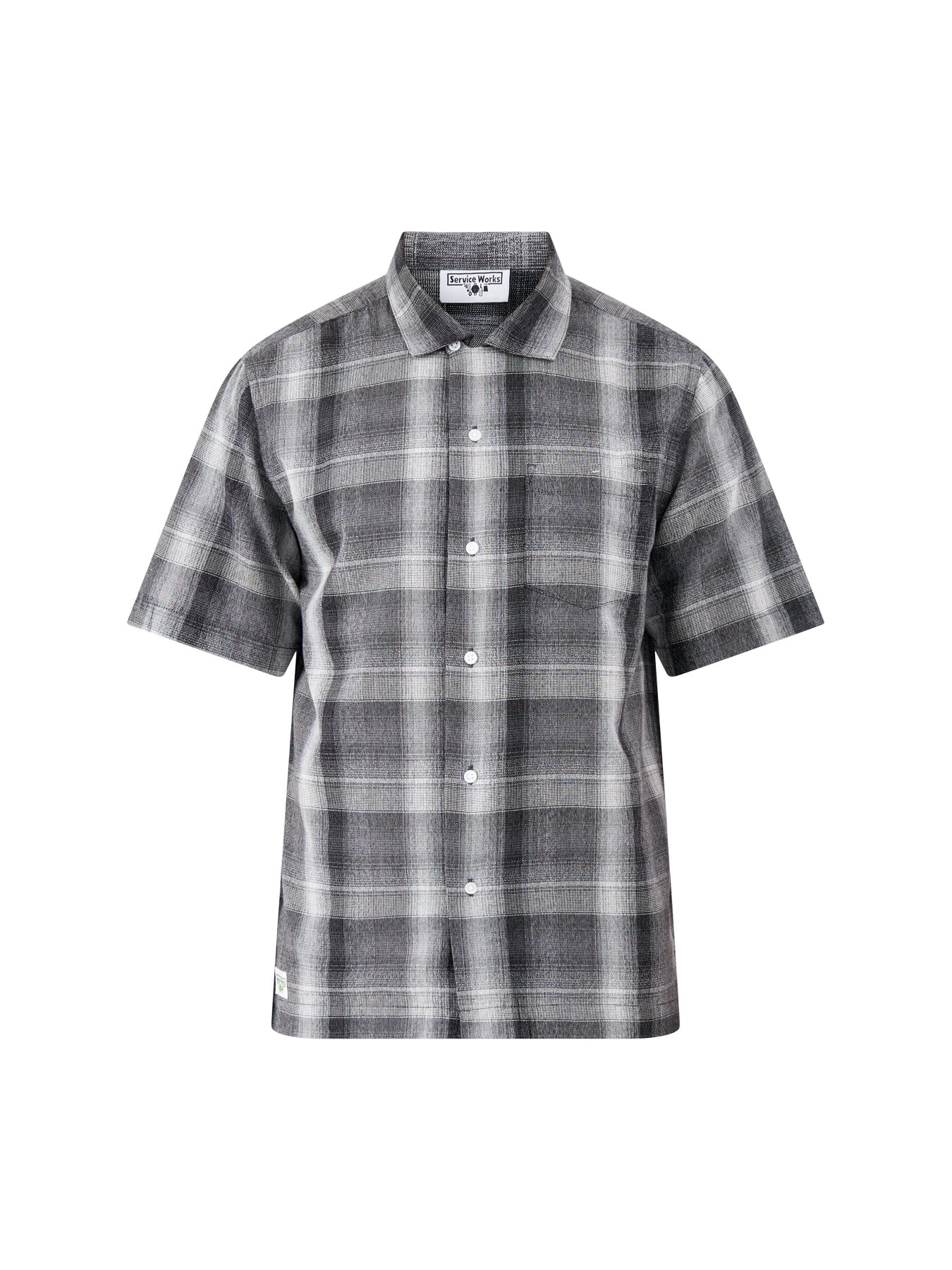 Plaid Long Sleeve Shirt Black