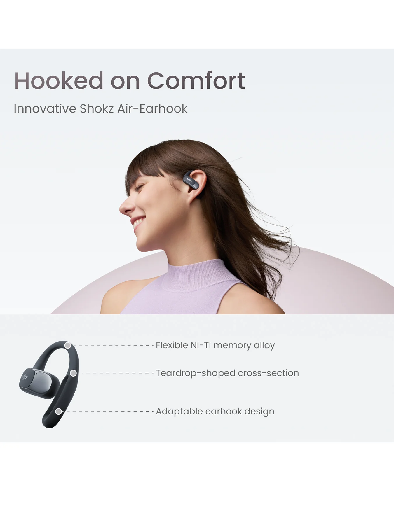OpenFit Air Headphones Black - Image 2