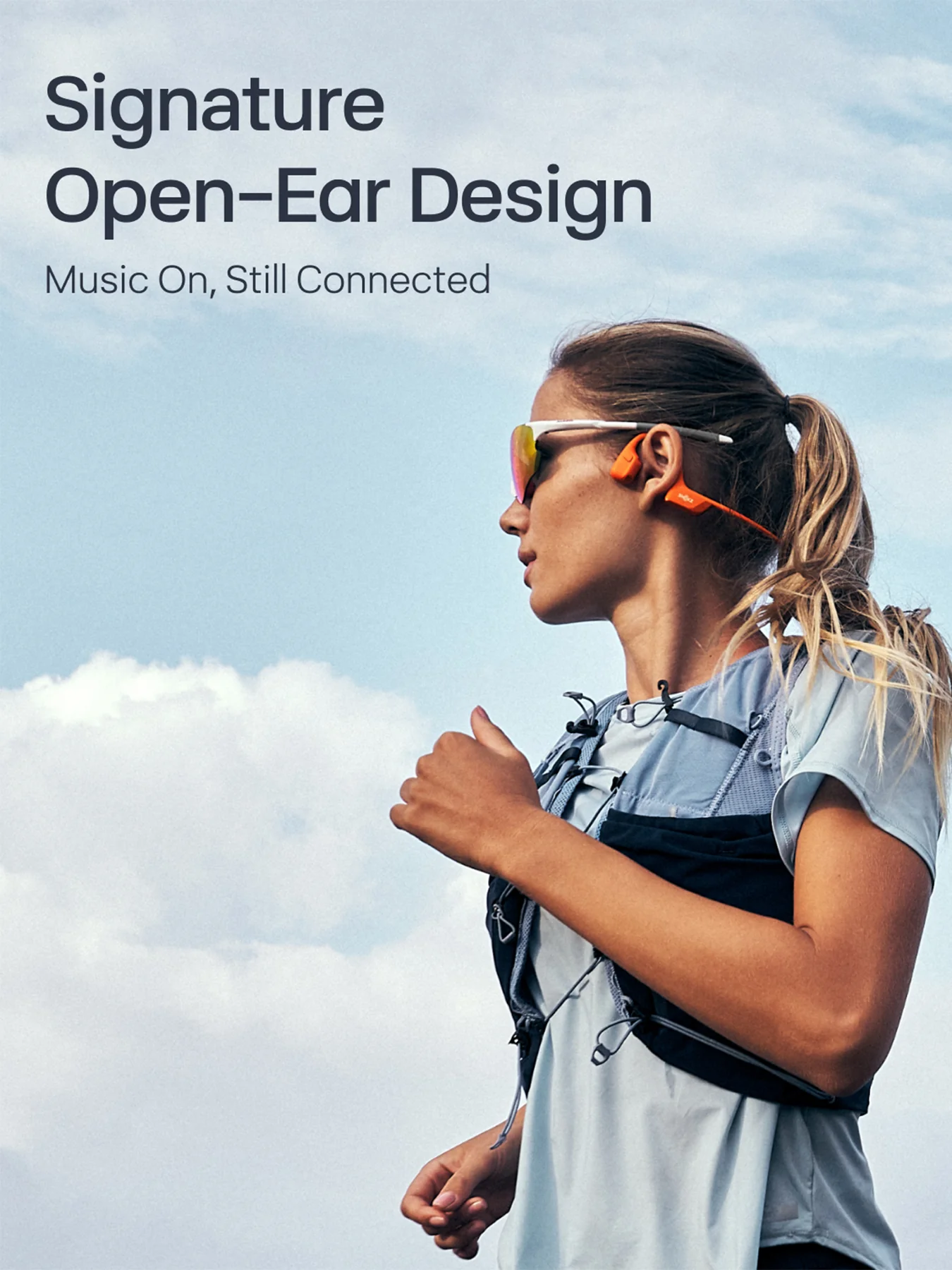 OpenRun Pro 2 Headphones Orange - Image 2