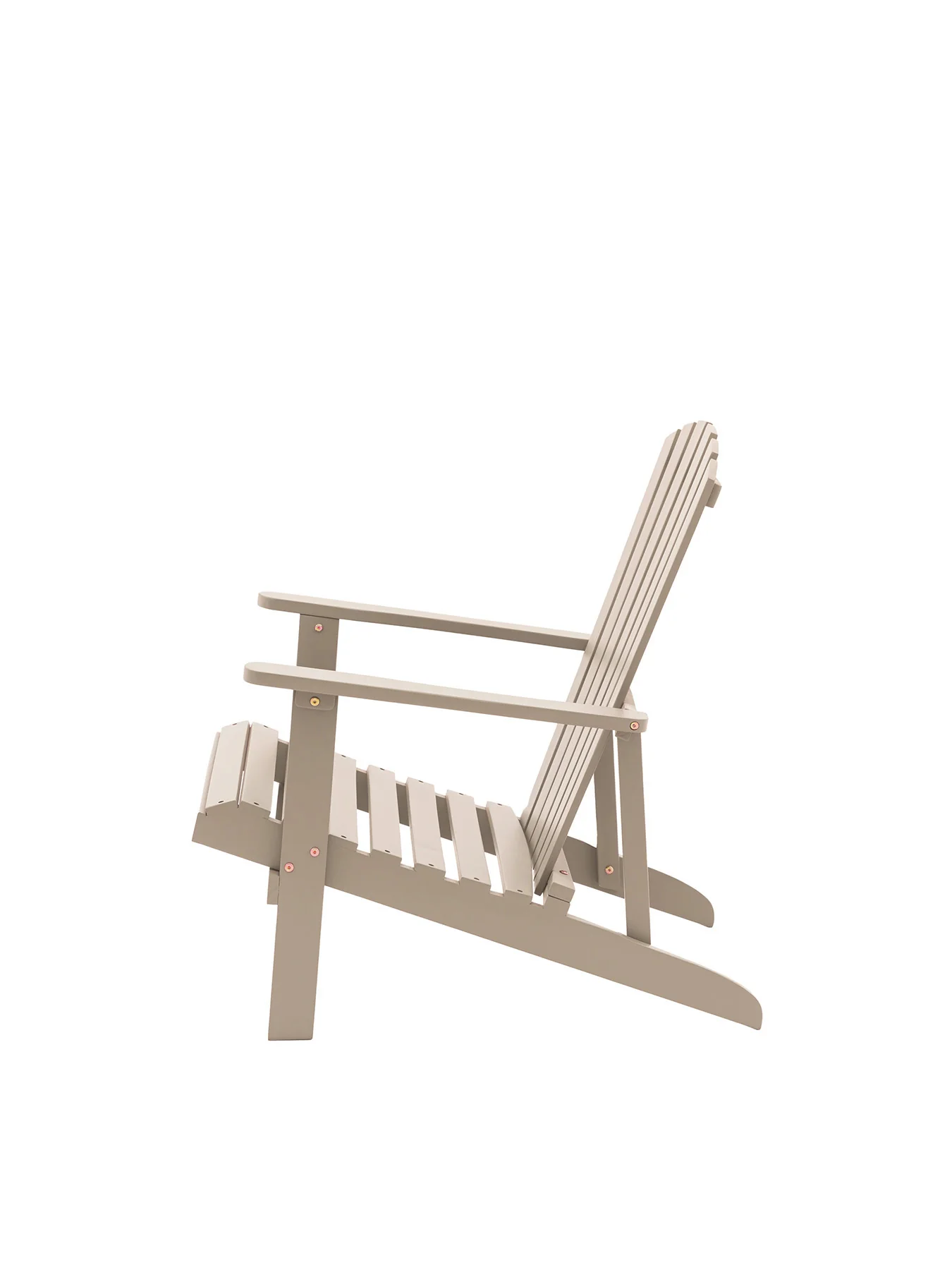 Siena Wooden Lounge Chair Taupe - Image 5