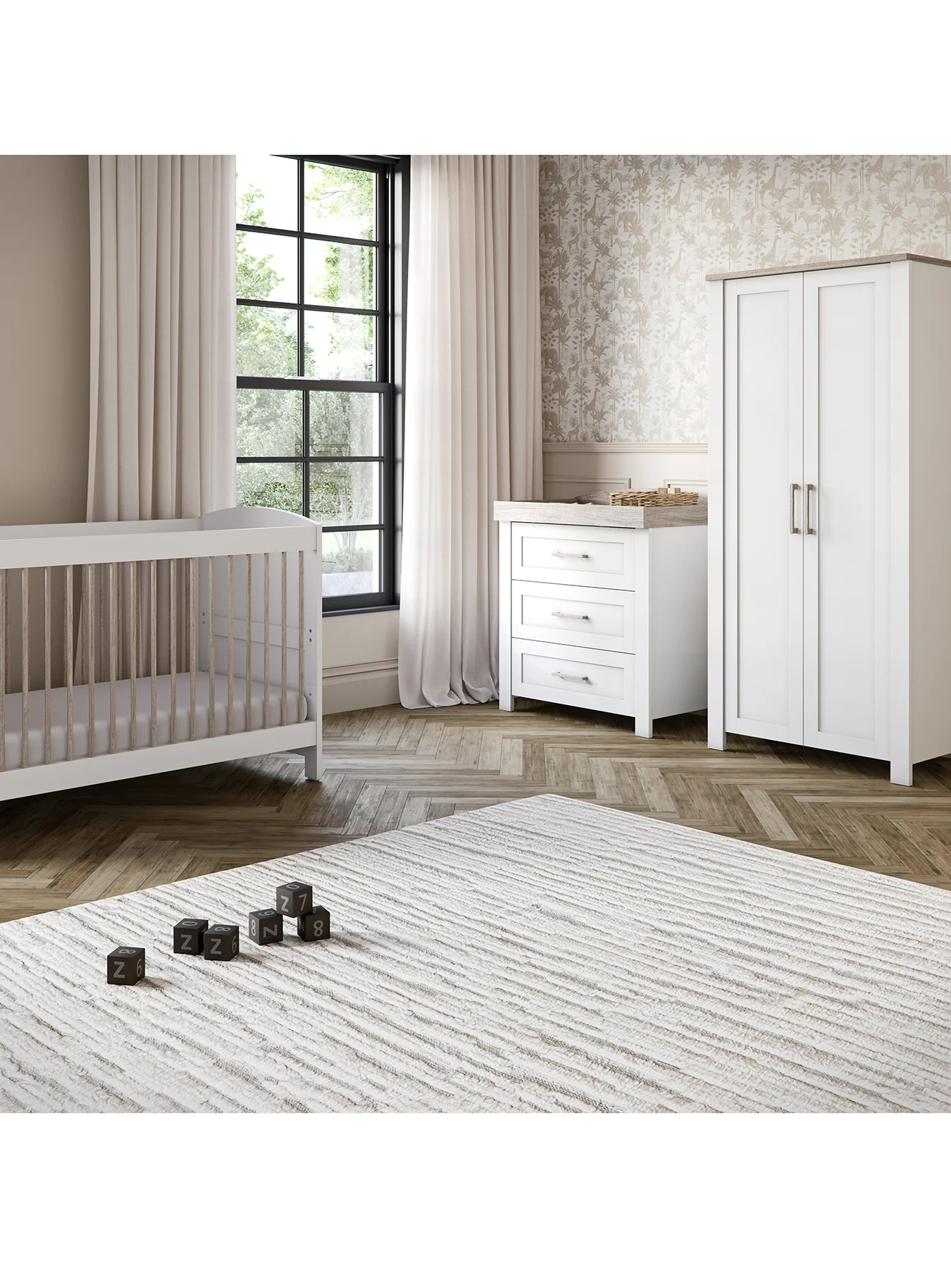 Valencia Wardrobe White - Image 3